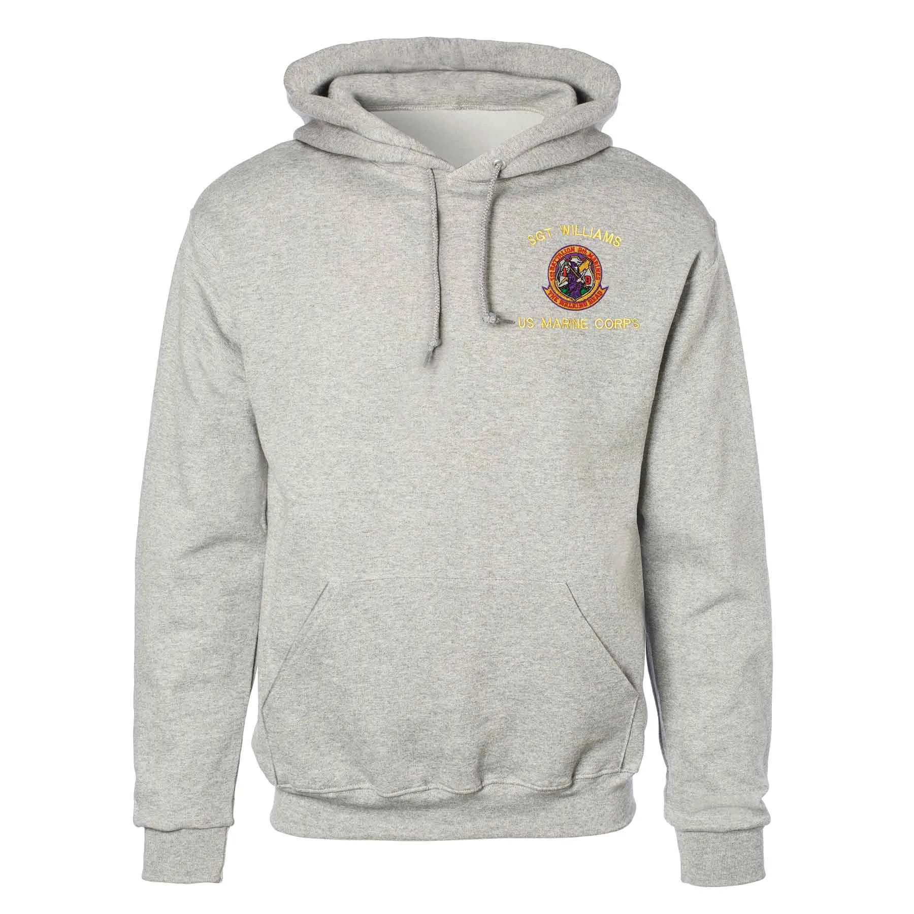 1st Battalion 9th Marines Embroidered Hoodie