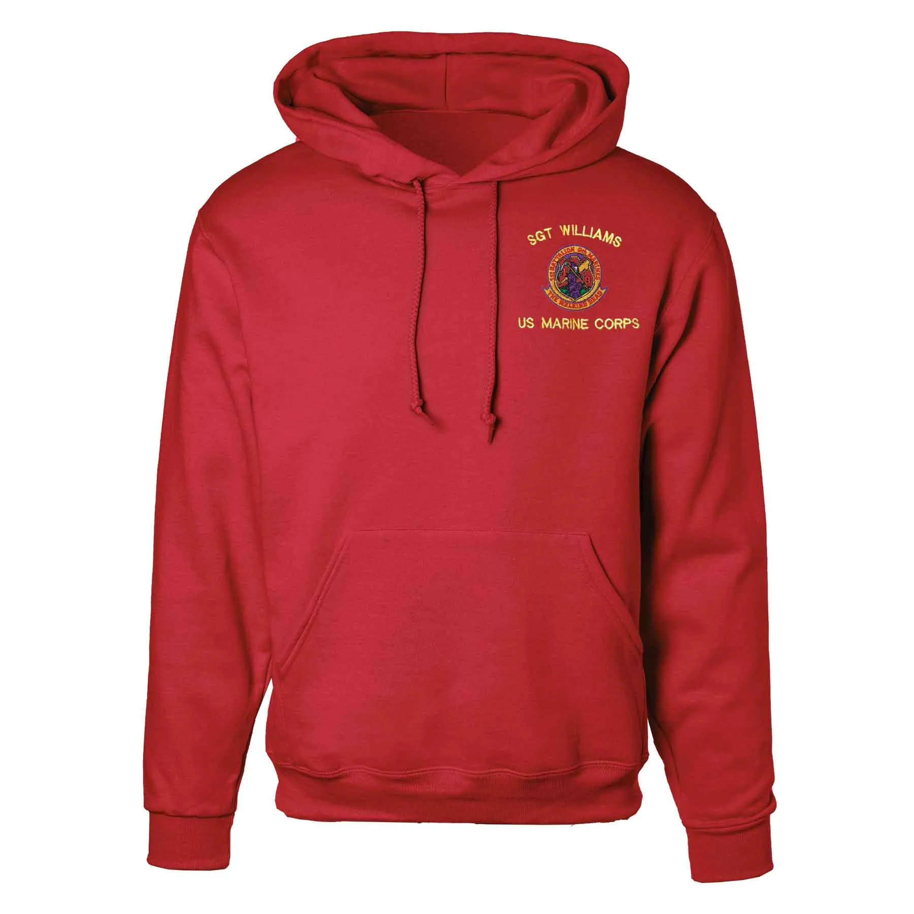 1st Battalion 9th Marines Embroidered Hoodie