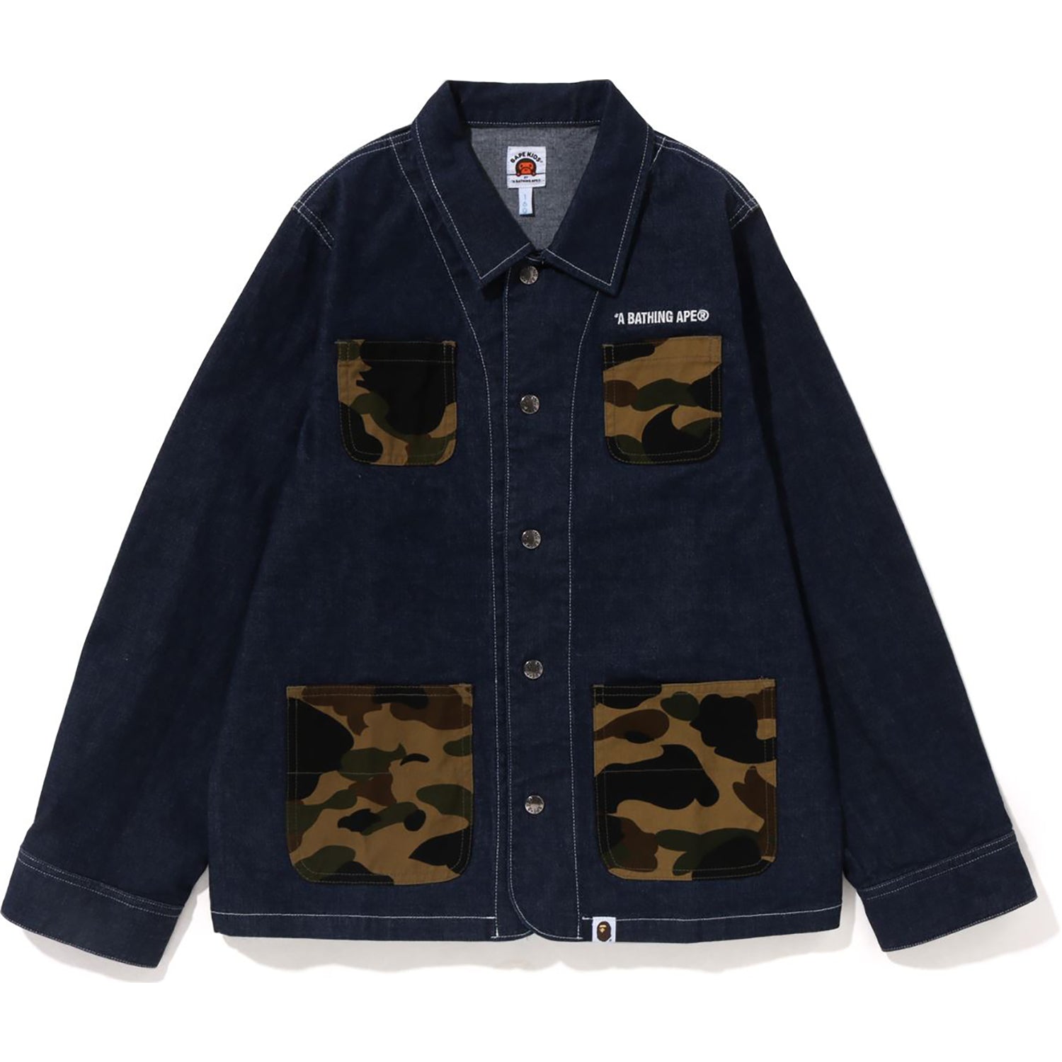 1ST CAMO POCKET DENIM COVERALL JACKET KIDS