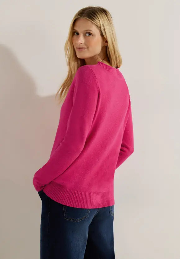 302374- Coral Knit Jumper - Cecil