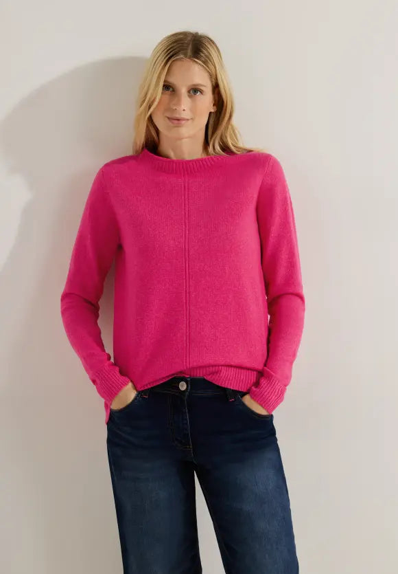 302374- Coral Knit Jumper - Cecil