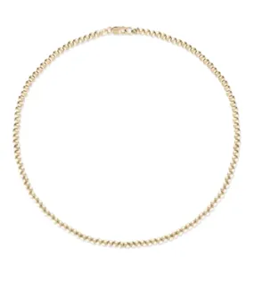 3MM Gold Ball Anklet