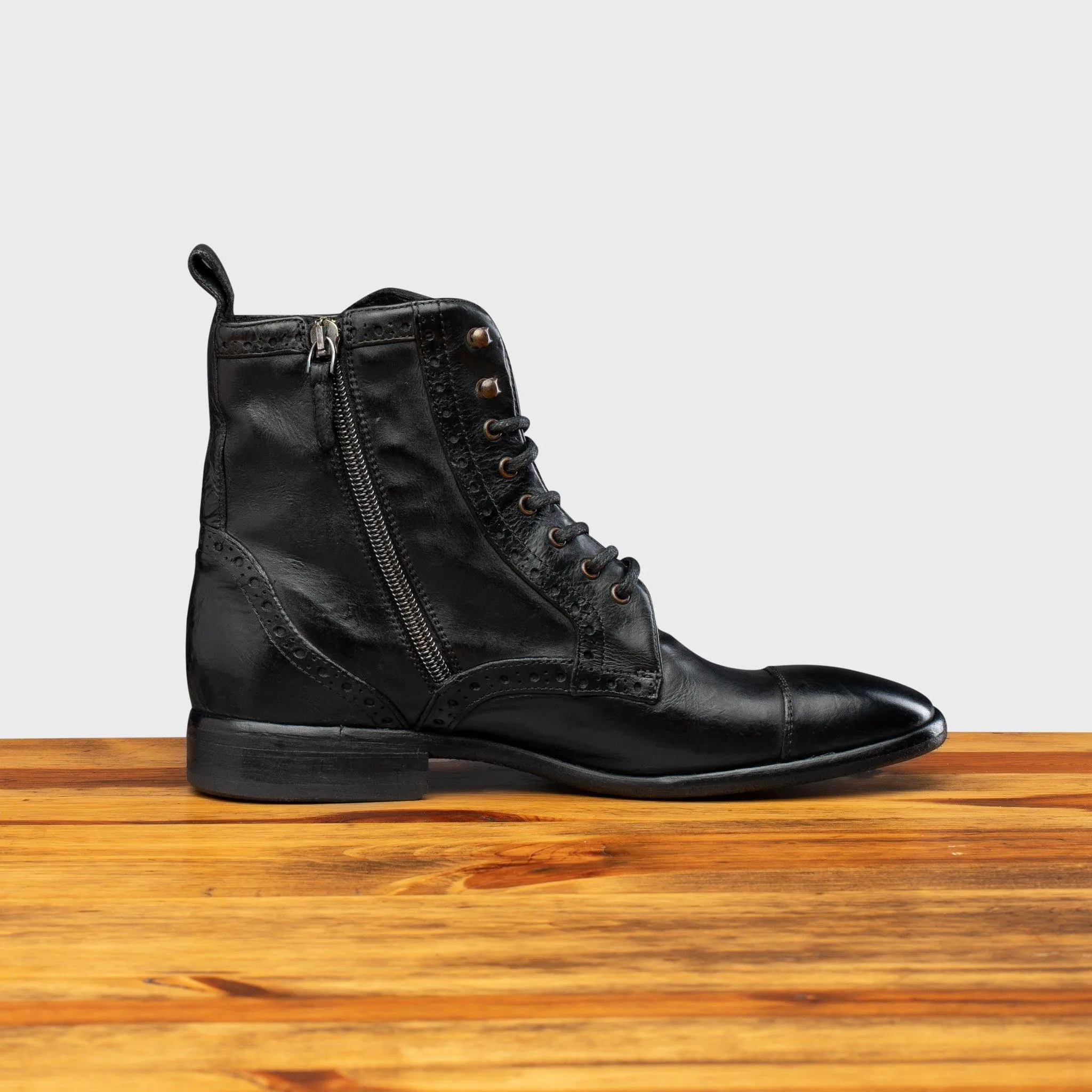 7149 Calzoleria Toscana Dip-Dyed Diver Combat Boot