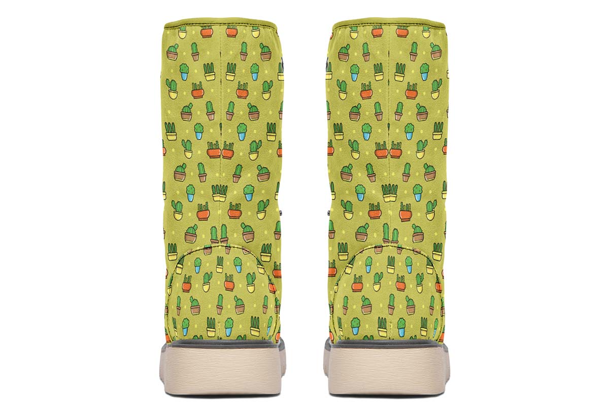 8 Bit Potted Plants Polar Vibe Boots