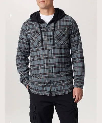 8/4/2023 Switchback Flannel Hoodie for Young Men | UNIONBAY