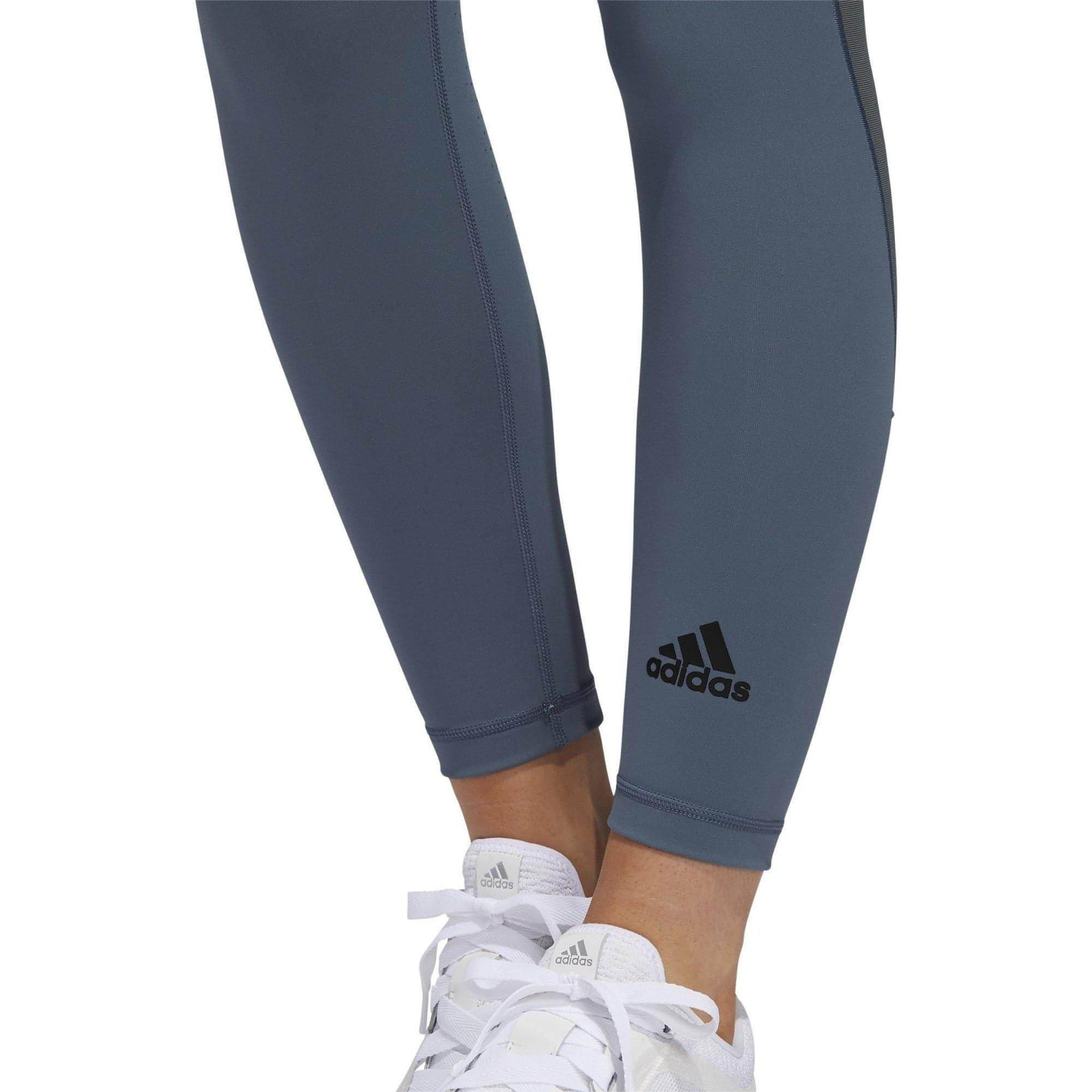 adidas AlphaSkin HEAT.RDY High Rise Womens 7/8 Training Tights - Blue