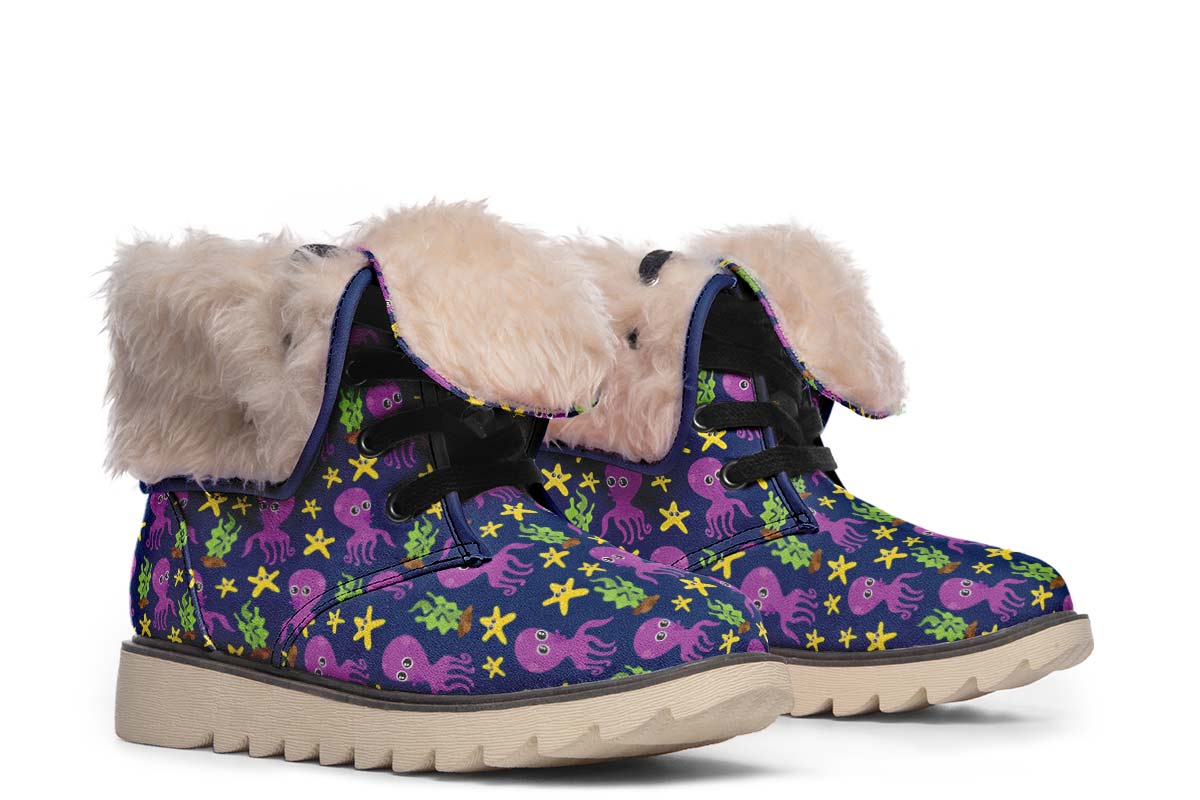 Adorable Octopus Polar Vibe Boots