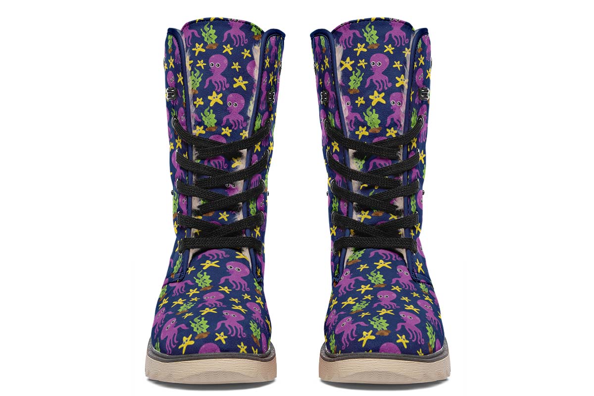 Adorable Octopus Polar Vibe Boots