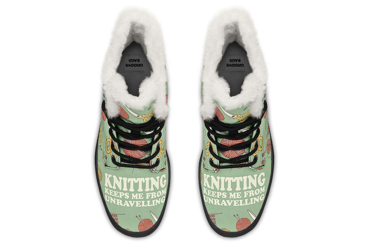 Adorable Unravelling Winter Boots