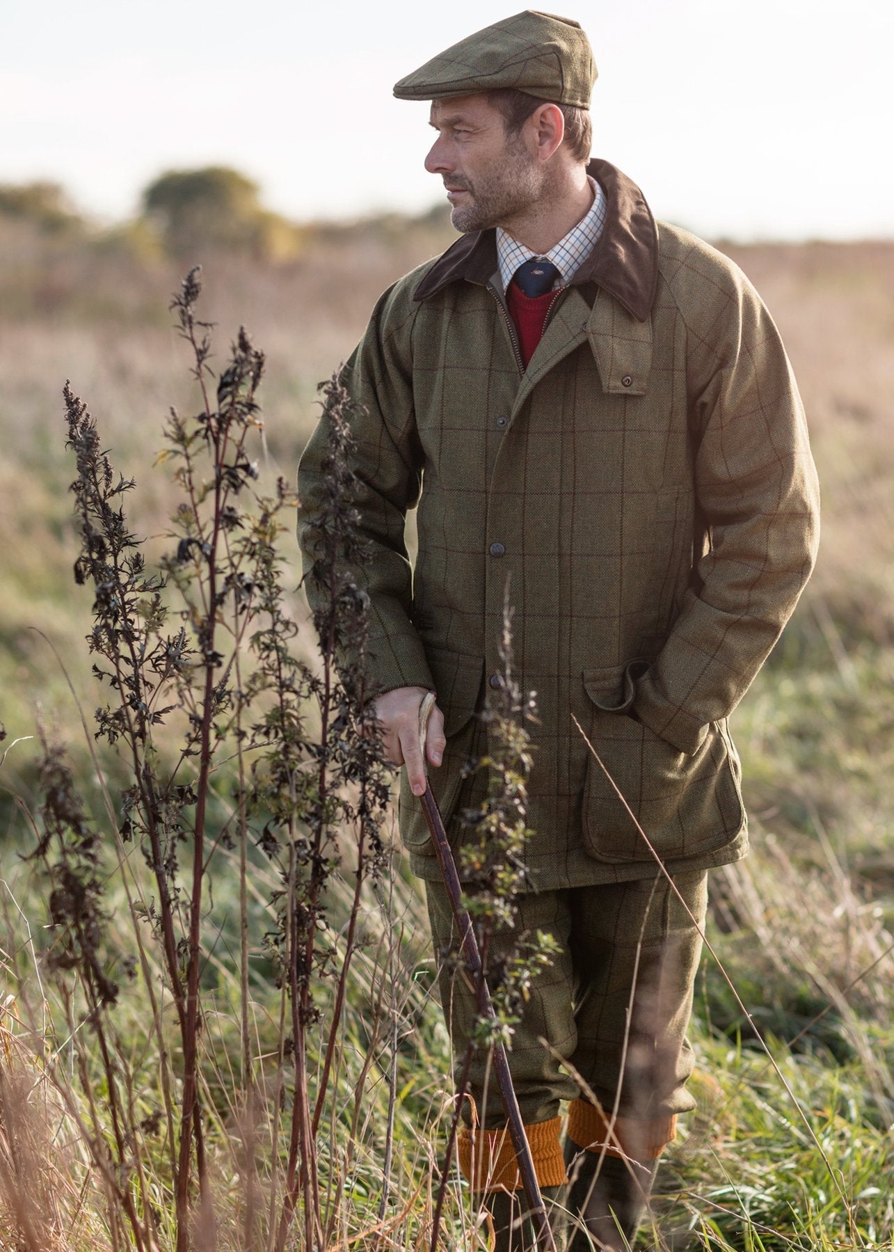 Alan Paine Rutland Waterproof Tweed Coat