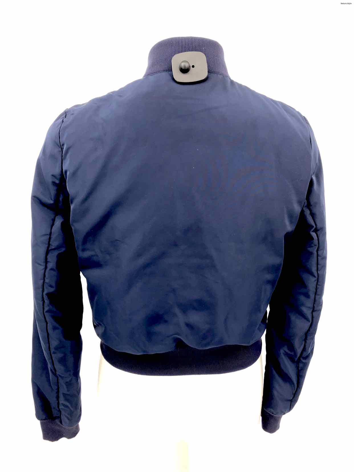 ALO Navy Zipper Bomber Jacket