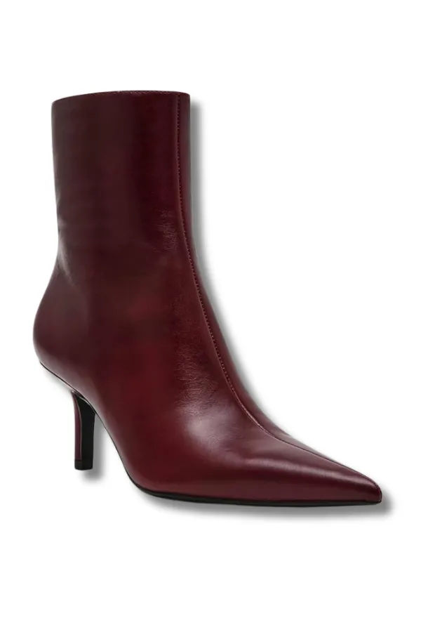 Alston Leather Boot - Burgundy - FINAL SALE