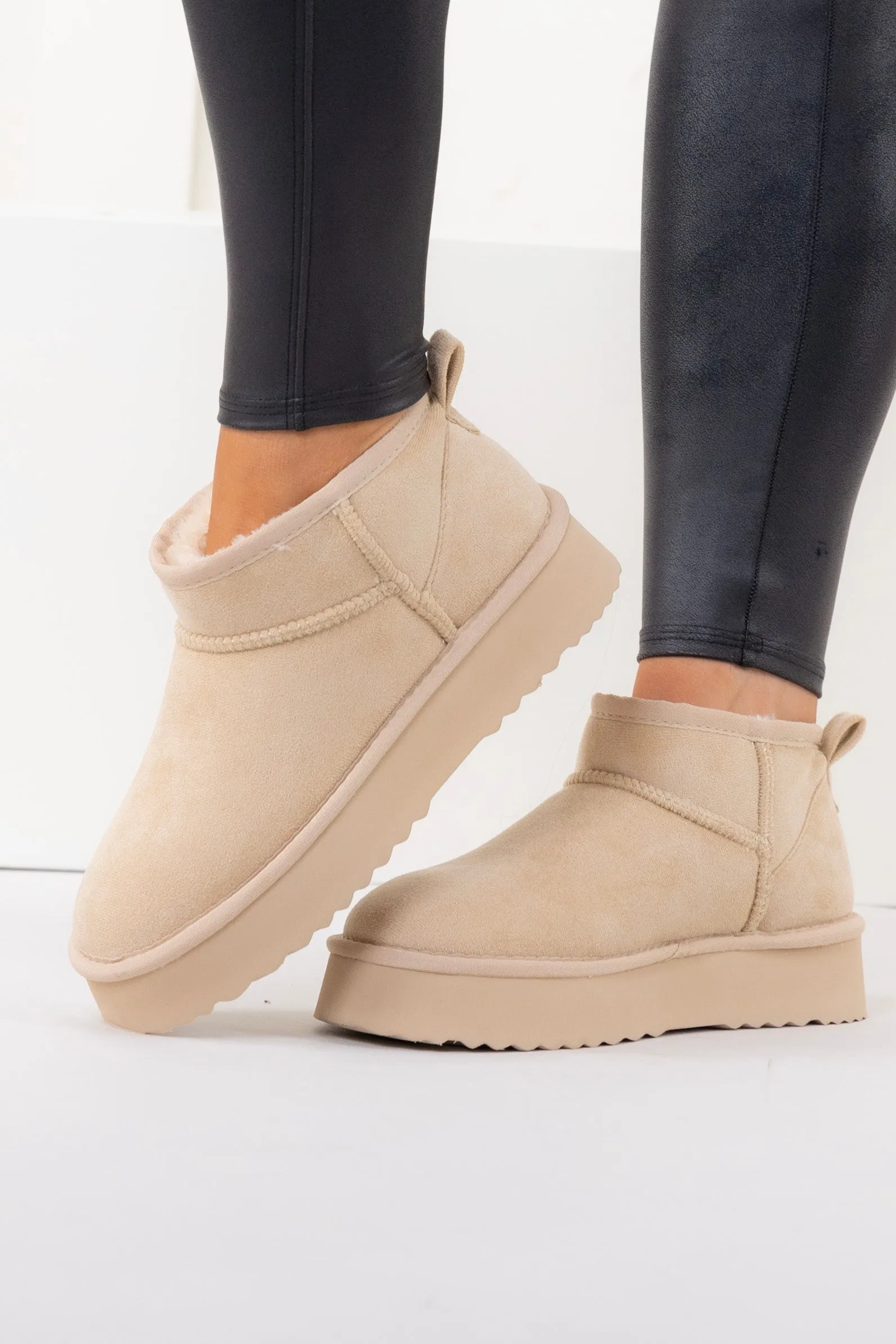 Amelia Boot - Natural | TWT Exclusive