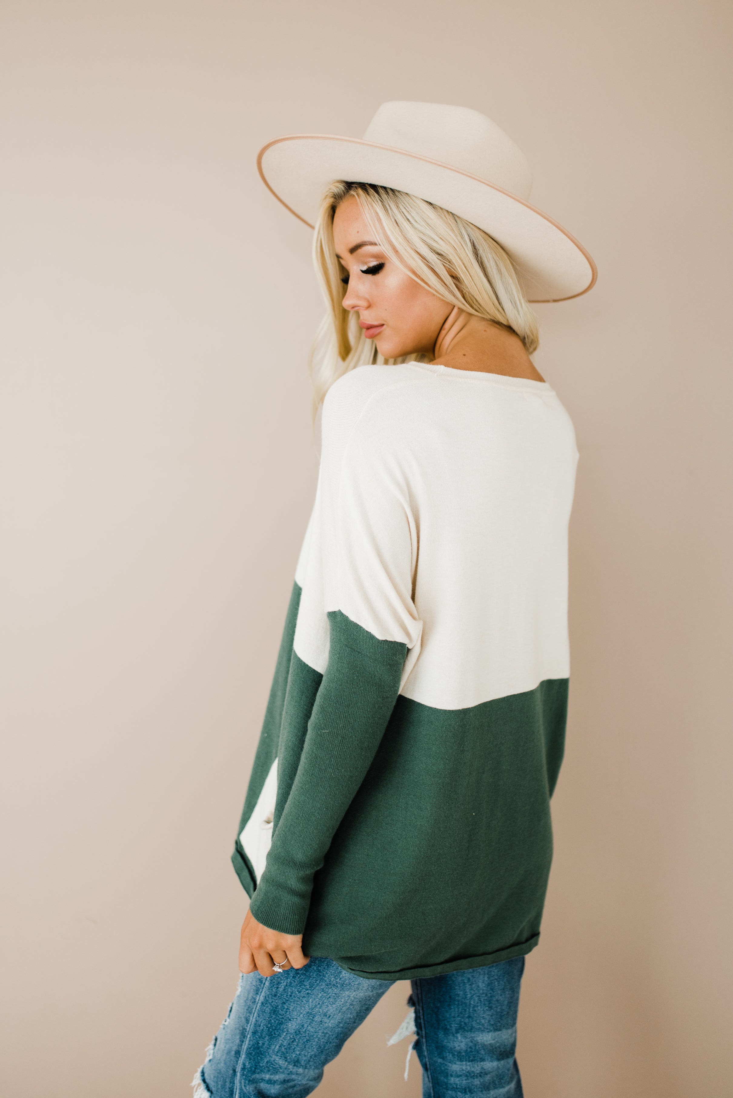 Andi Sweater in Hunter Green