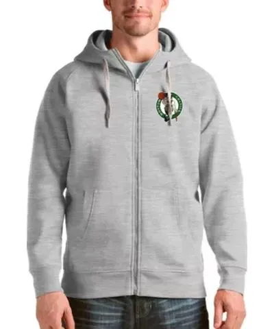 Antigua Men's NBA ed Boston Celtics Logo Victory Full-Zip Hoodie