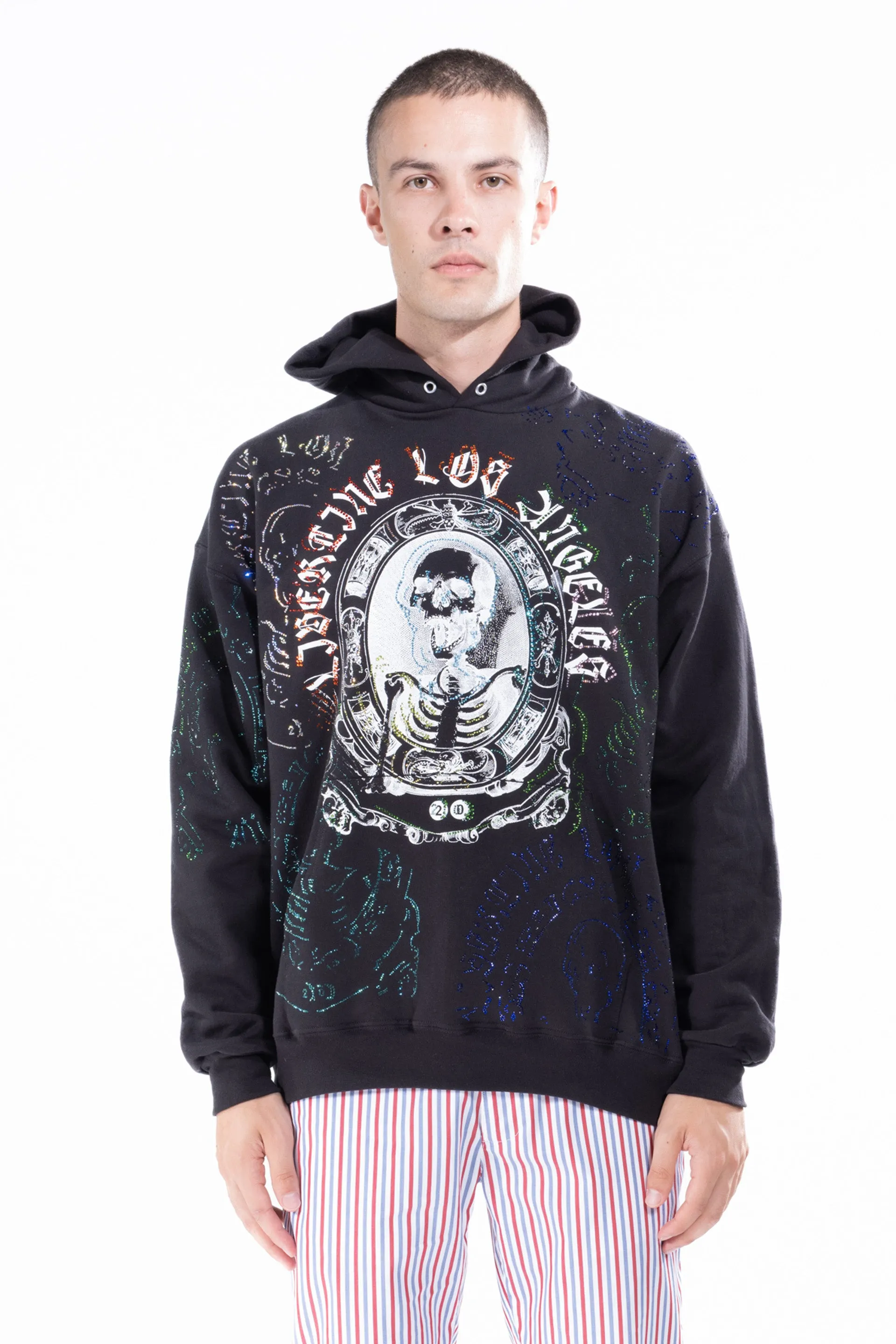 'Ashes to Ashes with Crystals' Hoodie