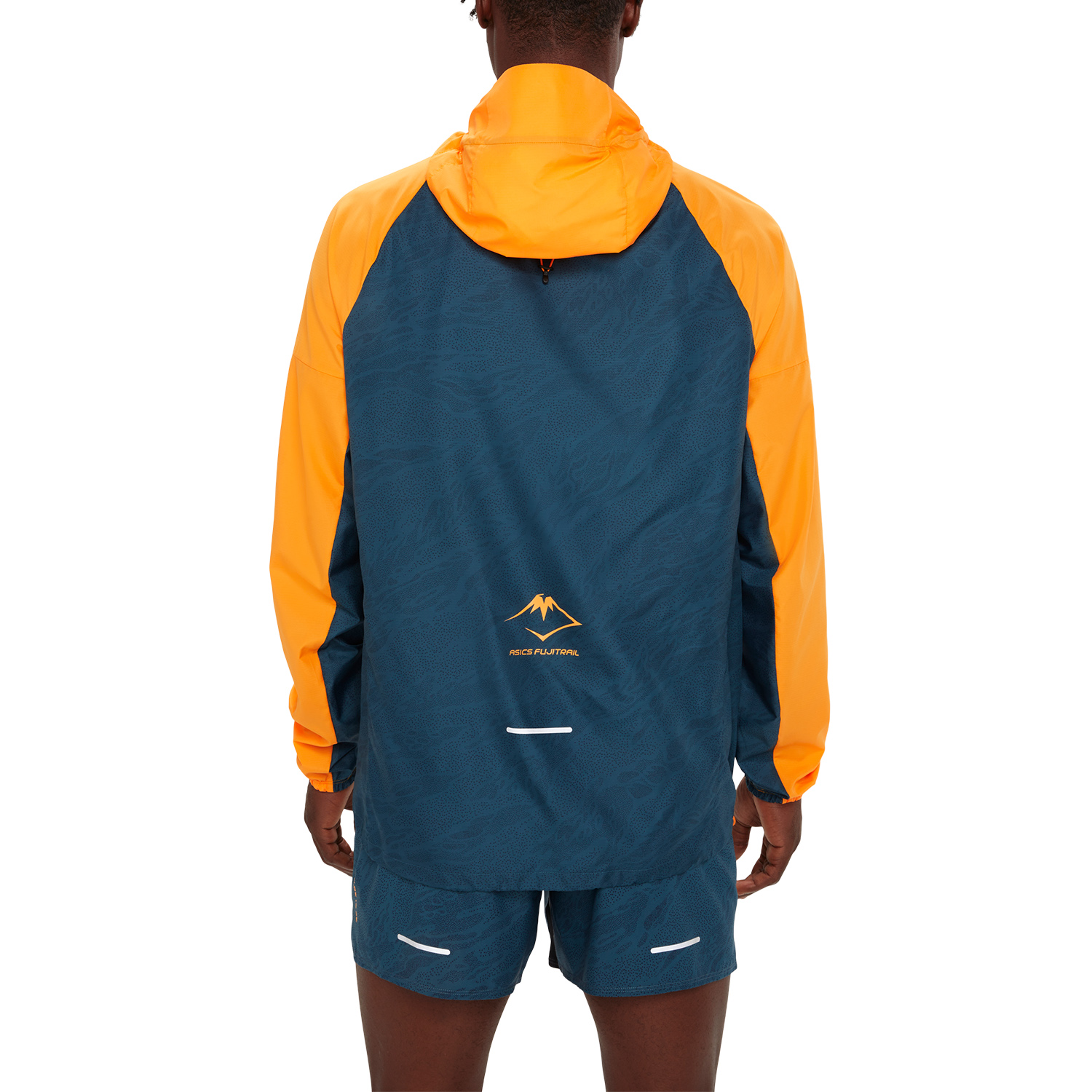 Asics Fujitrail Windbreaker Giacca  Fellow Yellow/Magnetic Blue