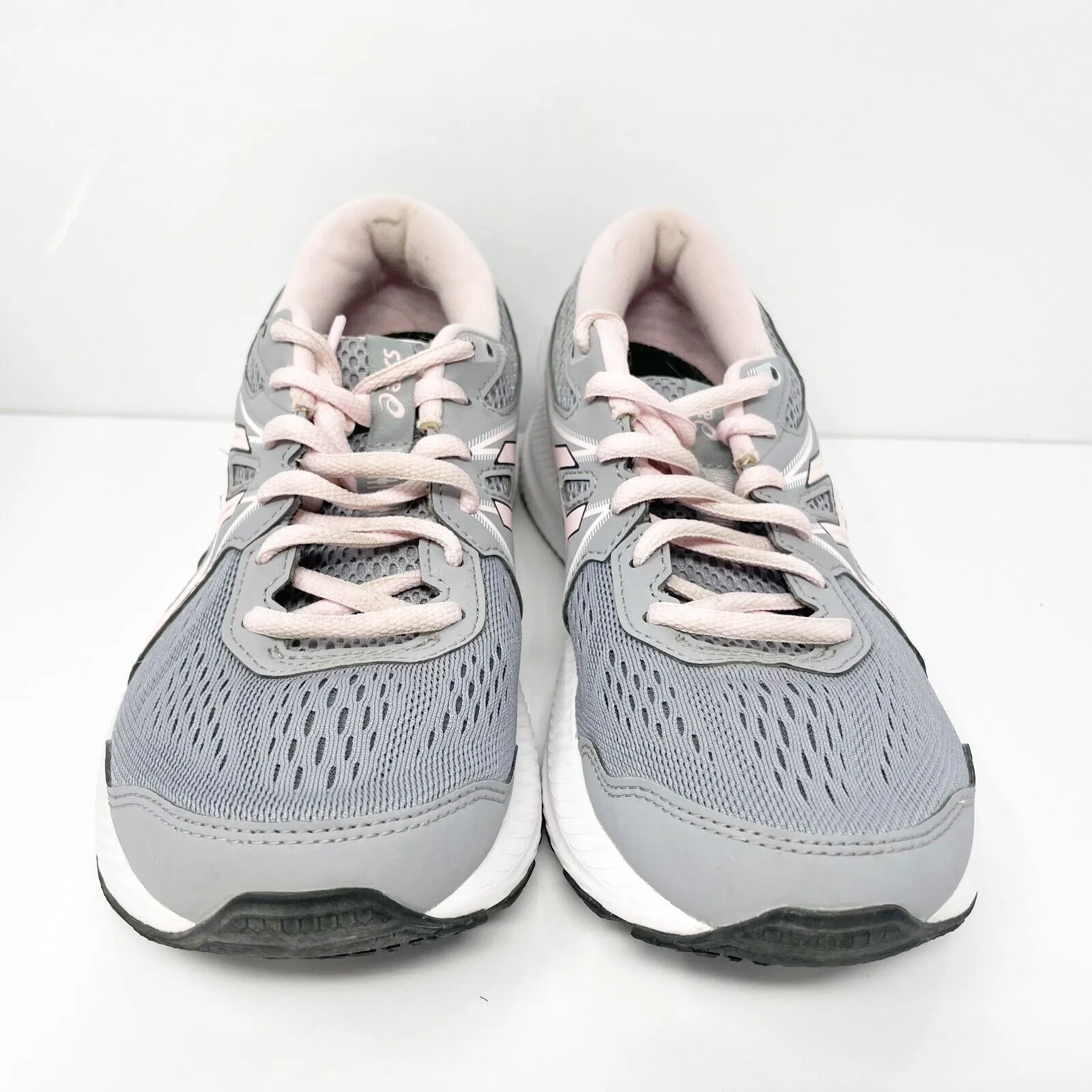 Asics Womens Gel Contend 7 1012A911 Gray Running Shoes Sneakers Size 7.5