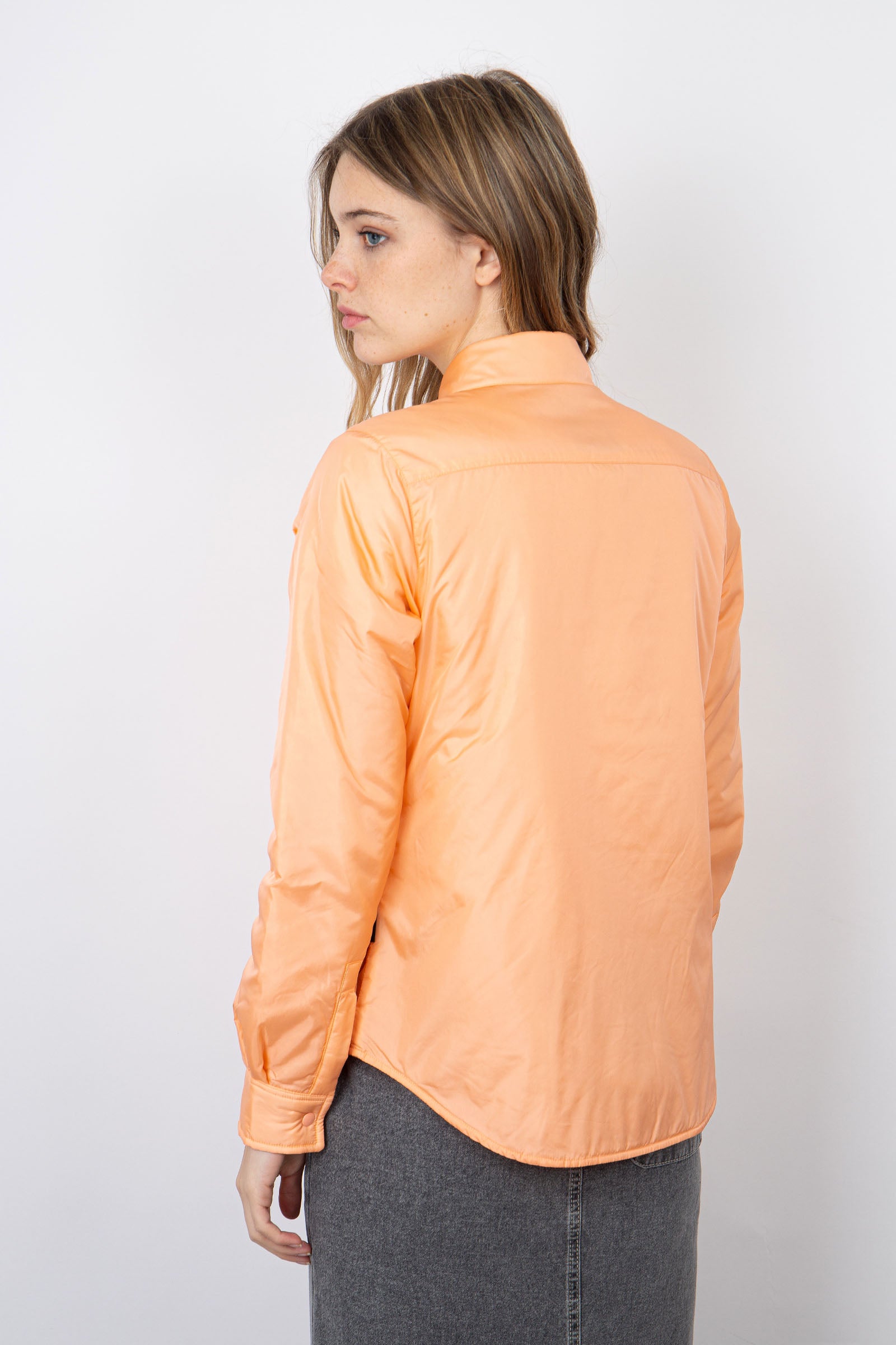 Aspesi Camicia Glue in Nylon Salmone