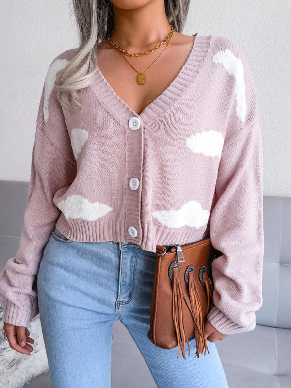 Baiyun Knitted Women Cardigan Sweater