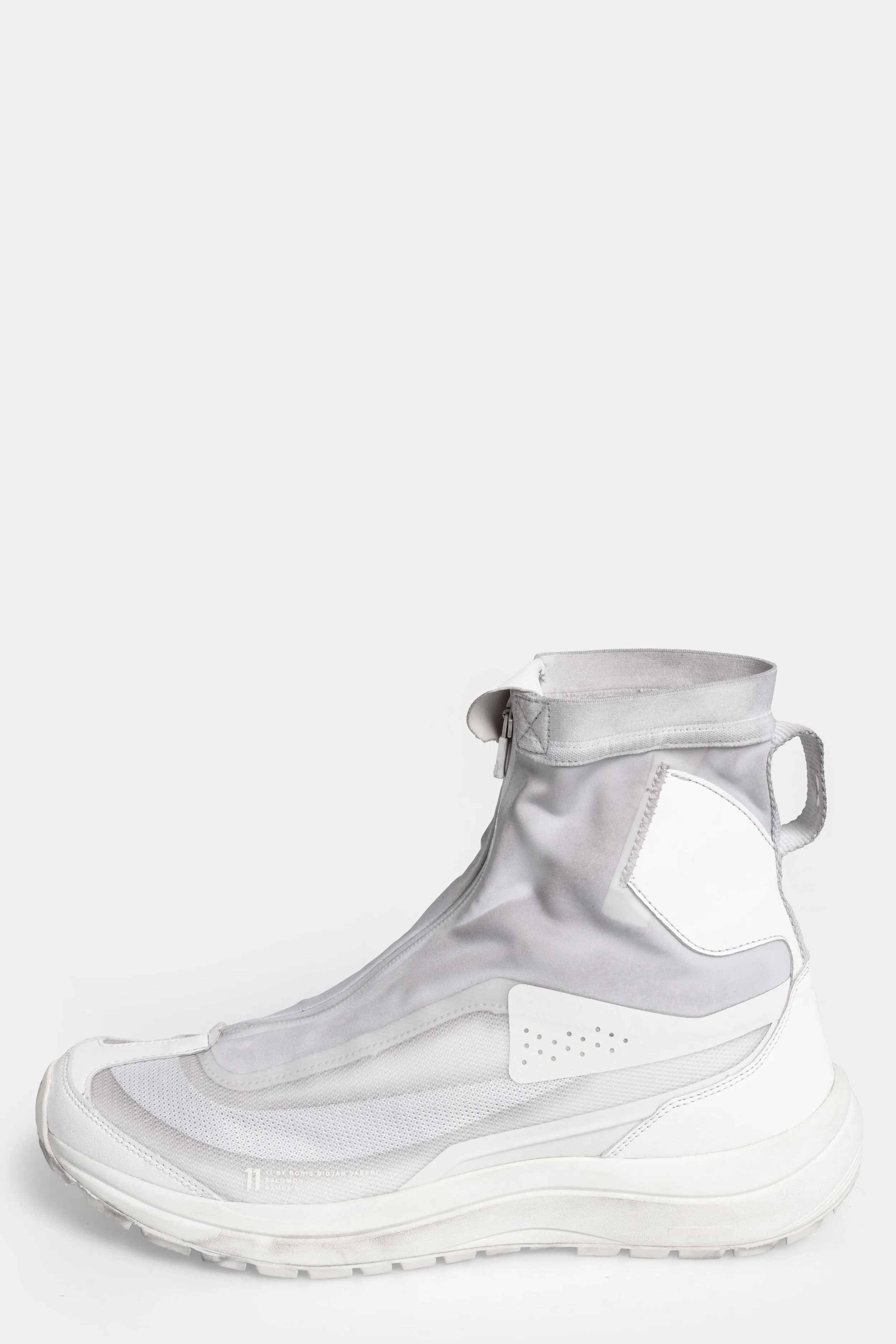 BAMBA2 - Object dyed high top sneakers, Ice grey