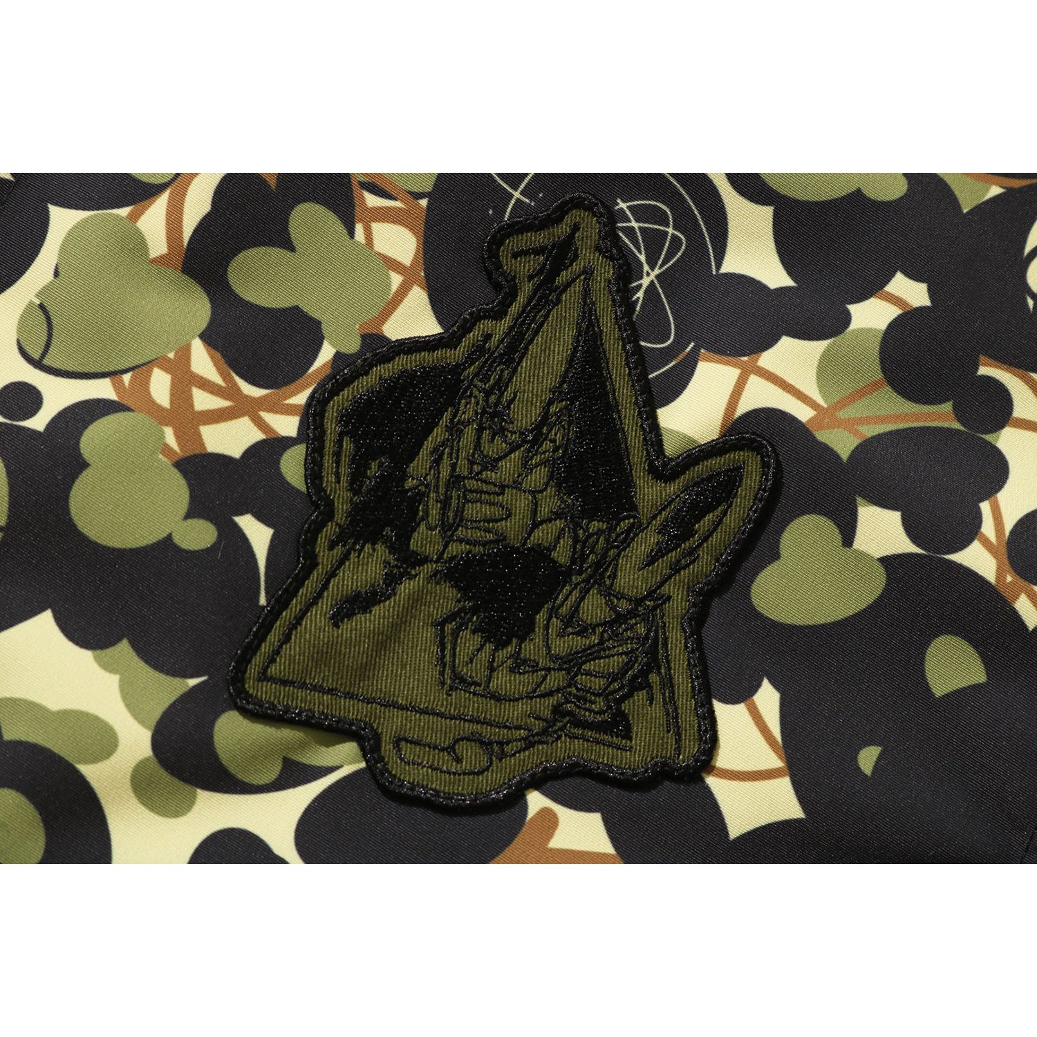 BAPE X MO'WAX X UNKLE CAMO M-51 HOODIE JACKET MENS