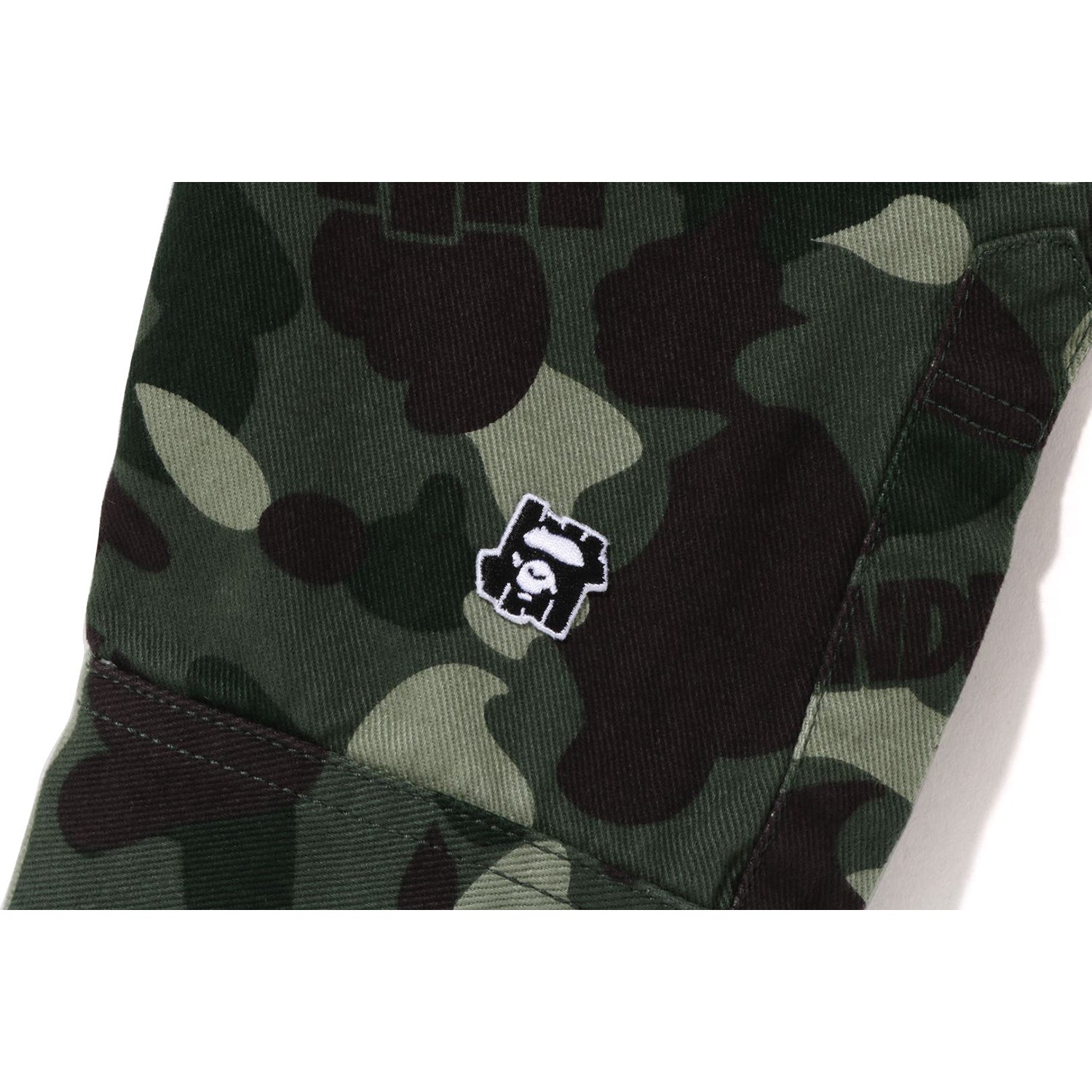 BAPE X UNDEFEATED COLOR CAMO FLANNEL JACKET MENS