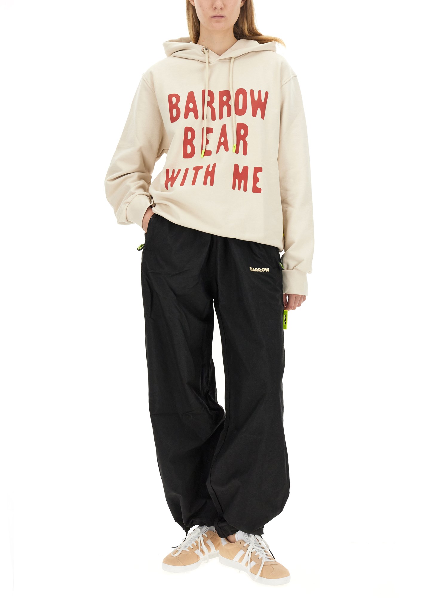 BARROW    NYLON JOGGING PANTS WITH LOGO