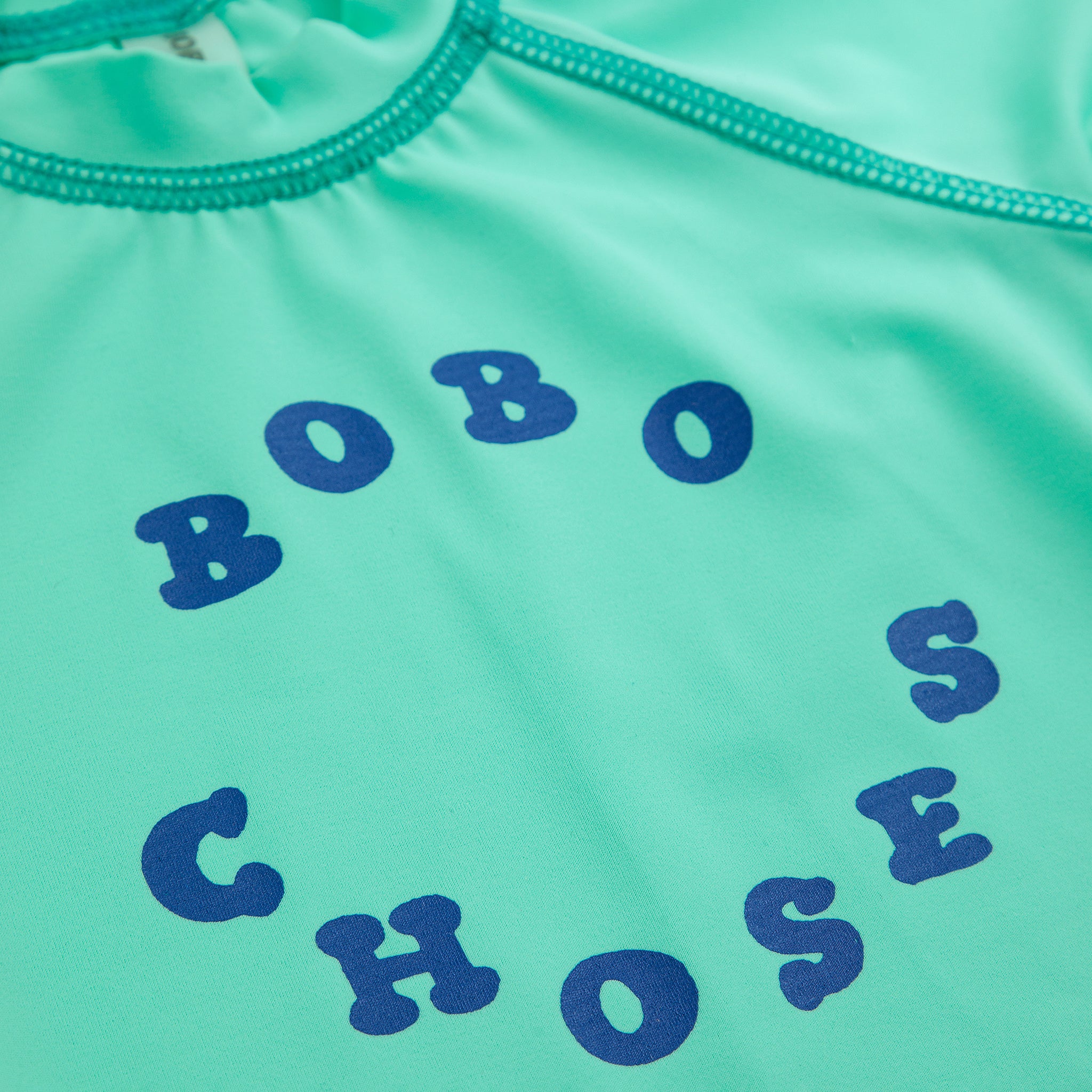 Bobo Choses Baby Circle Logo Swim Shirt Green