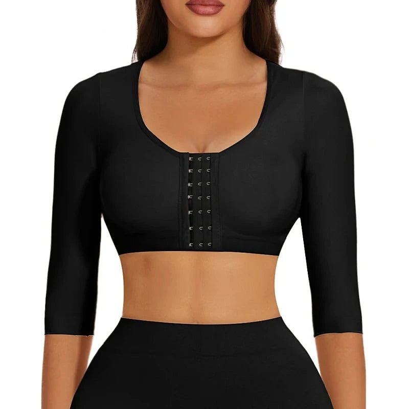 Body Shaper with Arm Shaper Tops for Compression