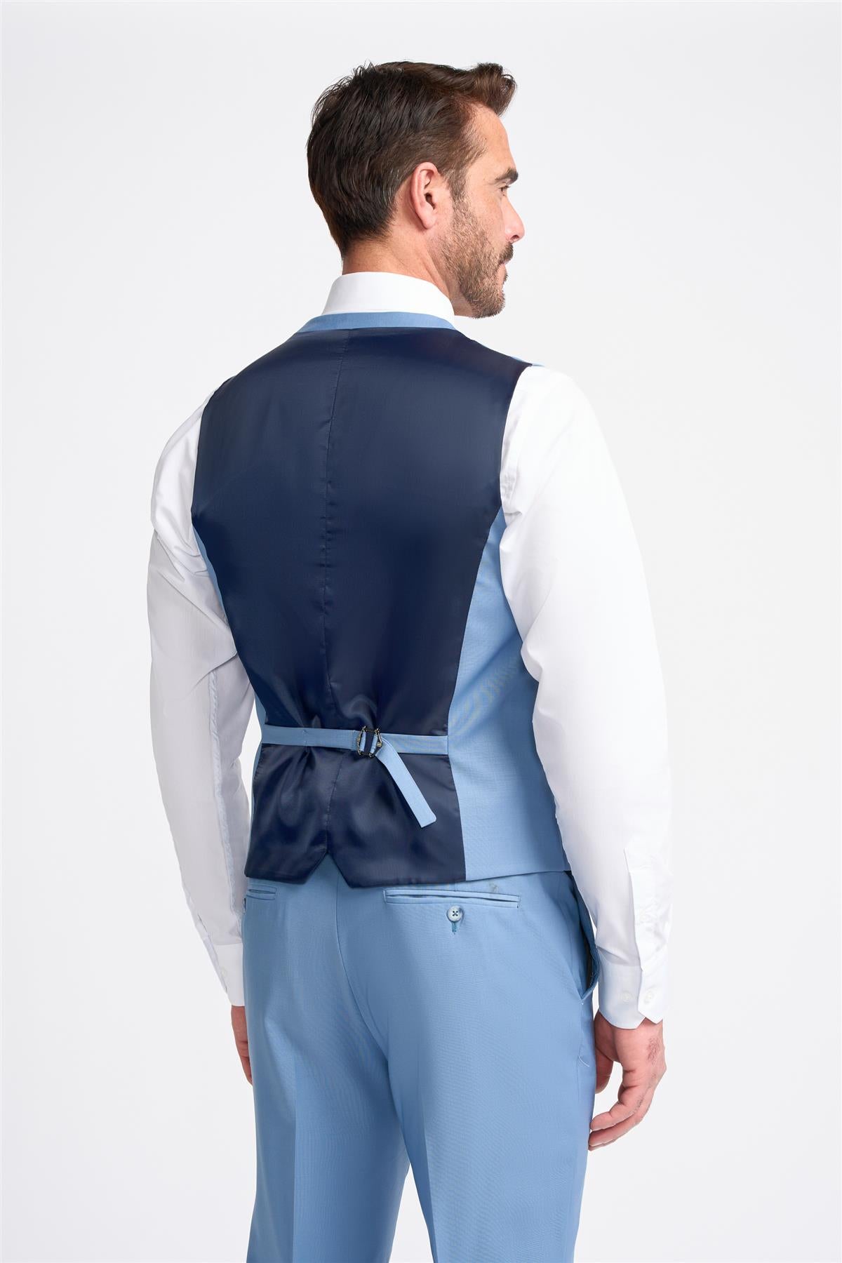 Bond Ocean Blue Waistcoat