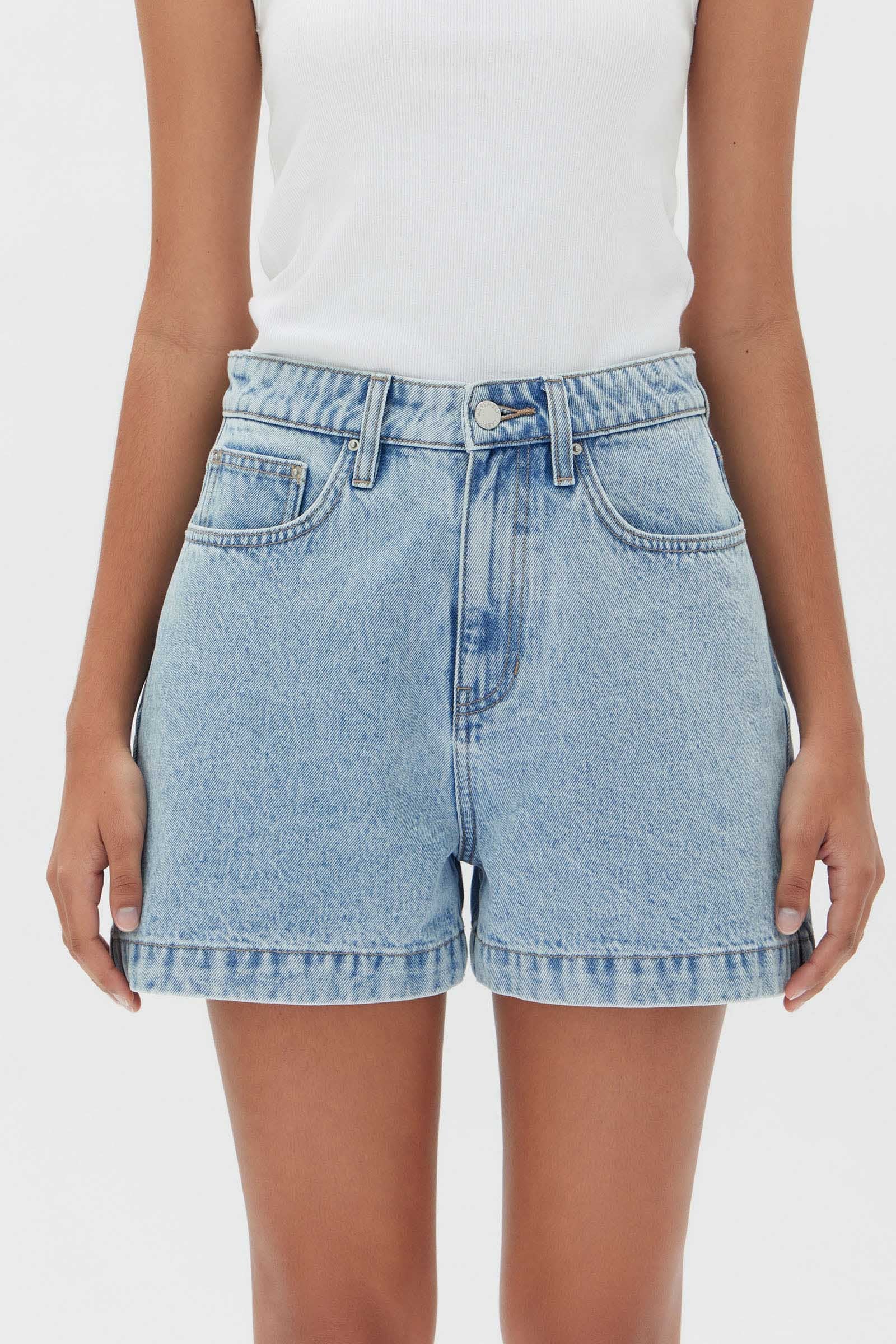 Boxy Denim Short