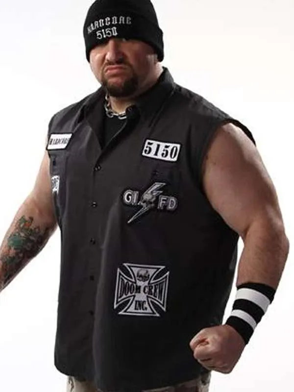 Bully Ray WWE Black Vest - New American Jackets