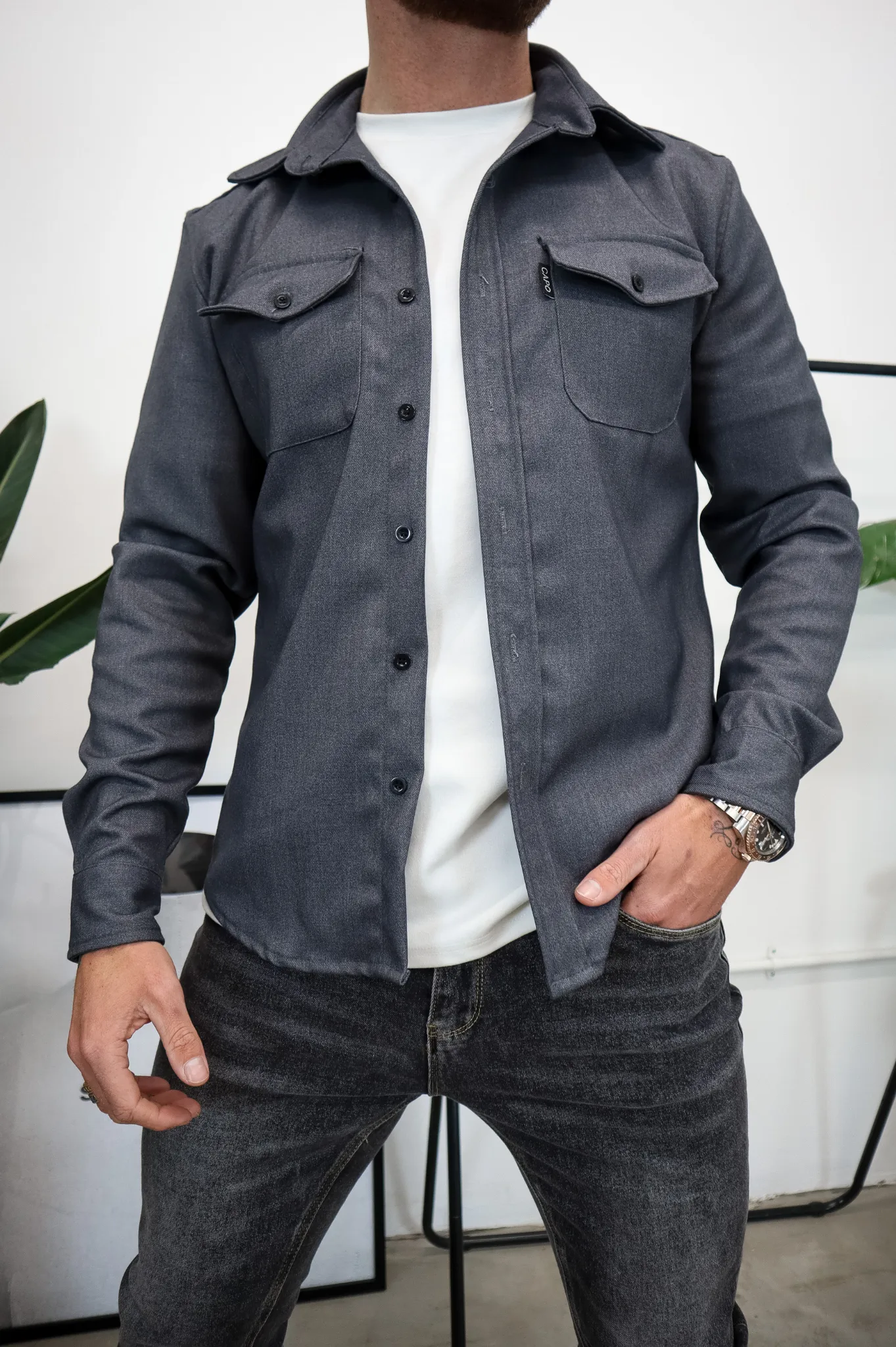 Capo OVERSHIRT - Grey