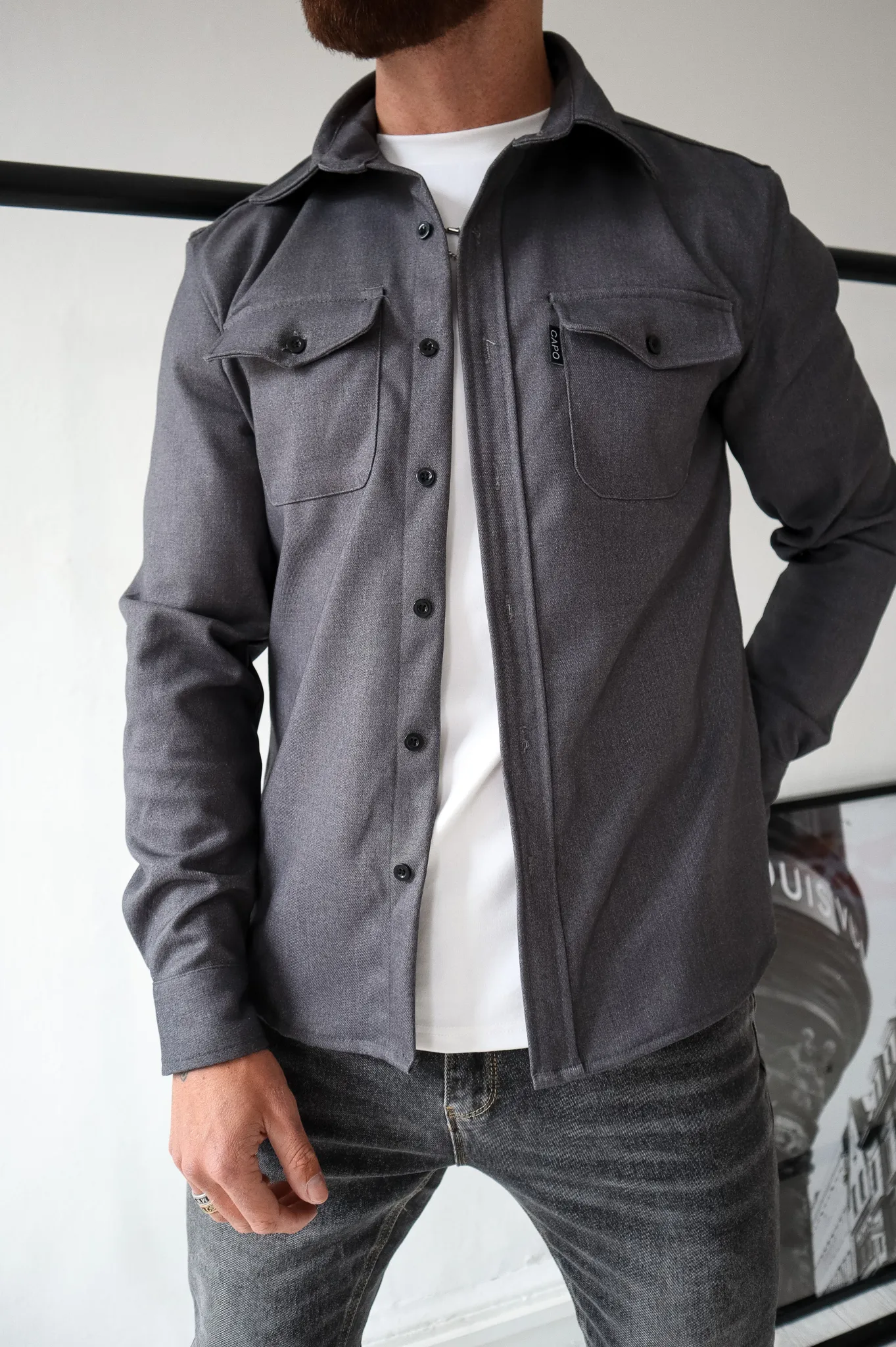 Capo OVERSHIRT - Grey