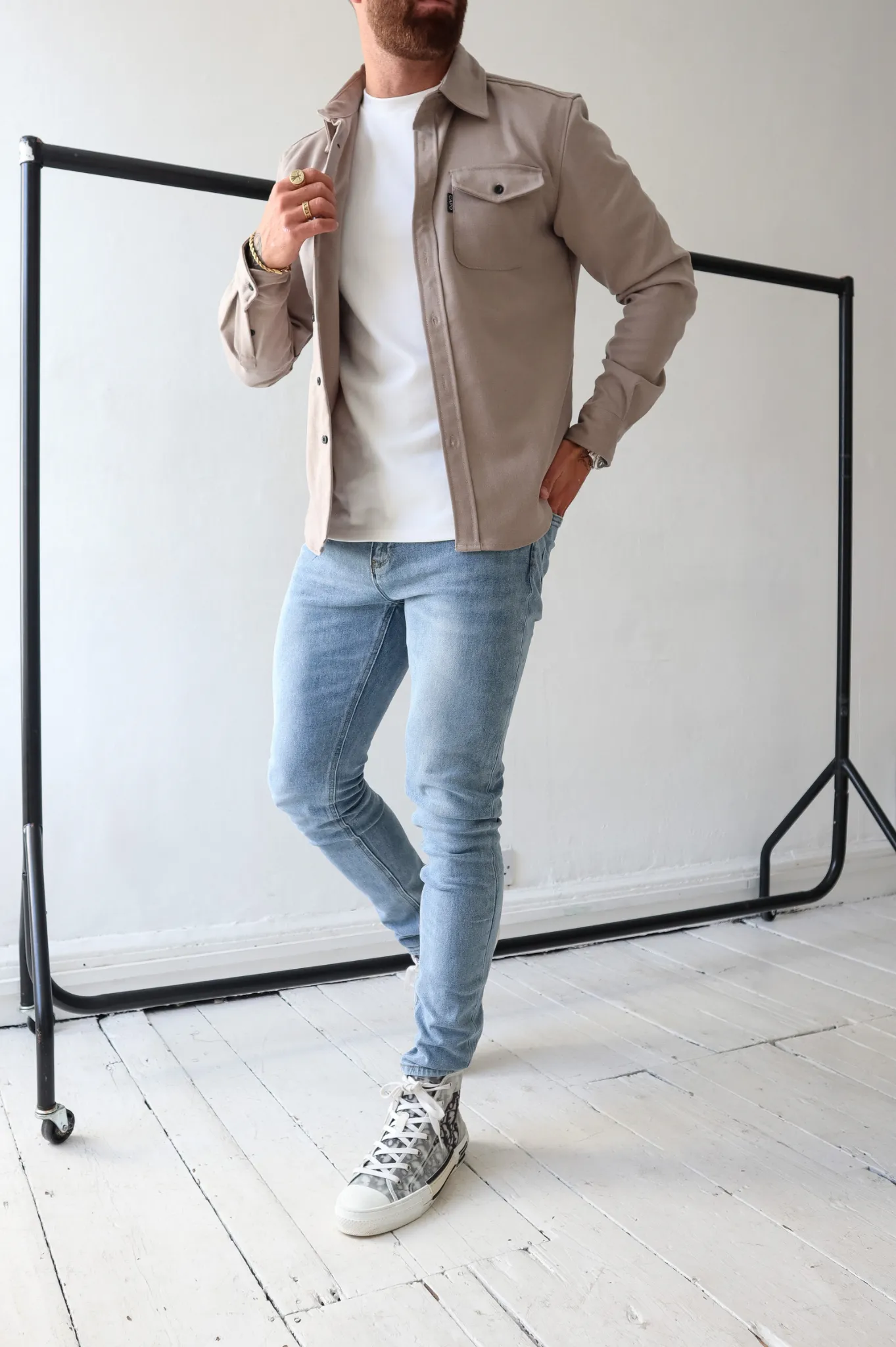 Capo OVERSHIRT - Stone