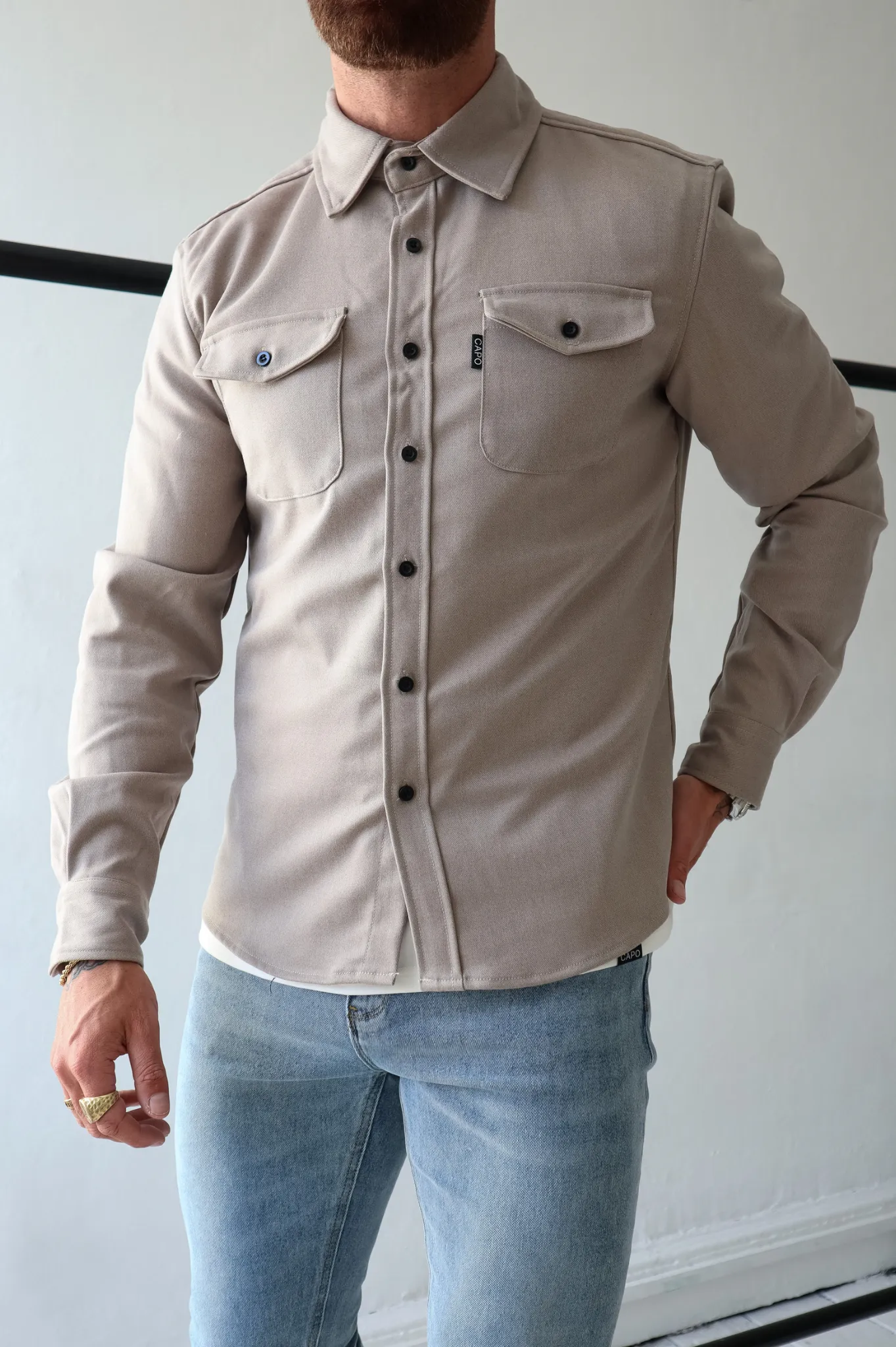 Capo OVERSHIRT - Stone