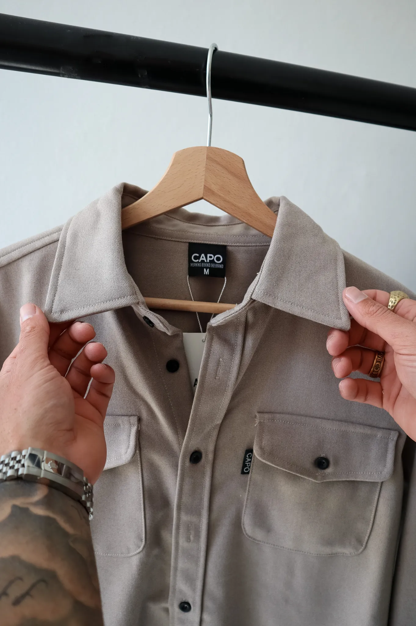 Capo OVERSHIRT - Stone