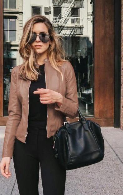 Casual Leather Jackets For Women