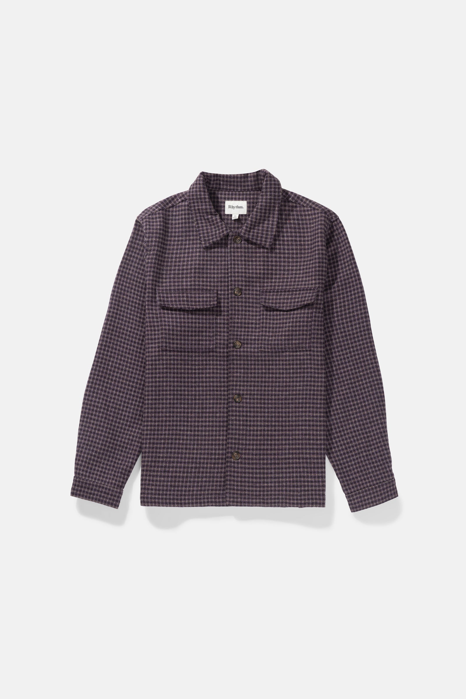 Check Overshirt Plum