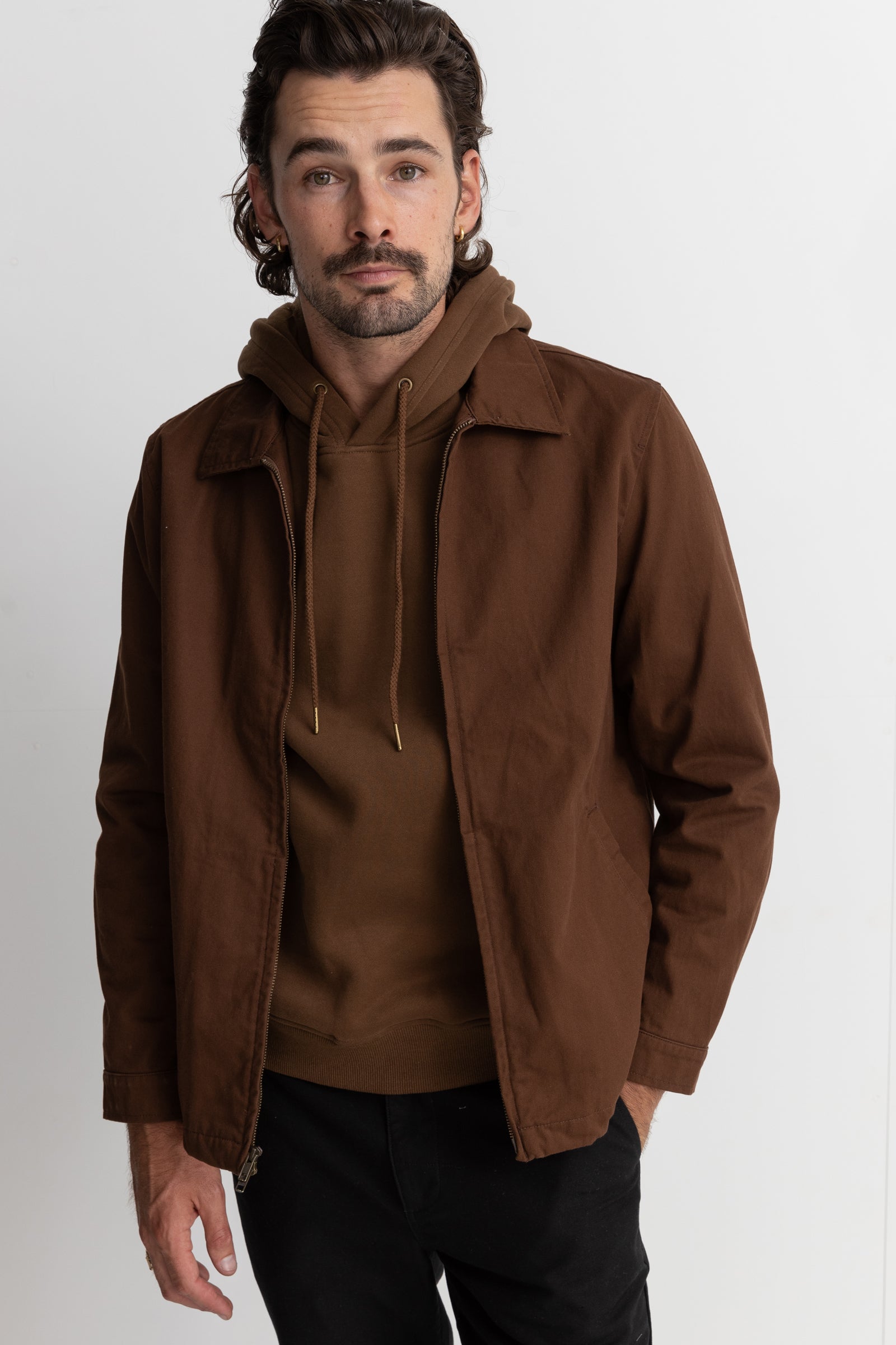 Classic Shop Jacket Chocolate