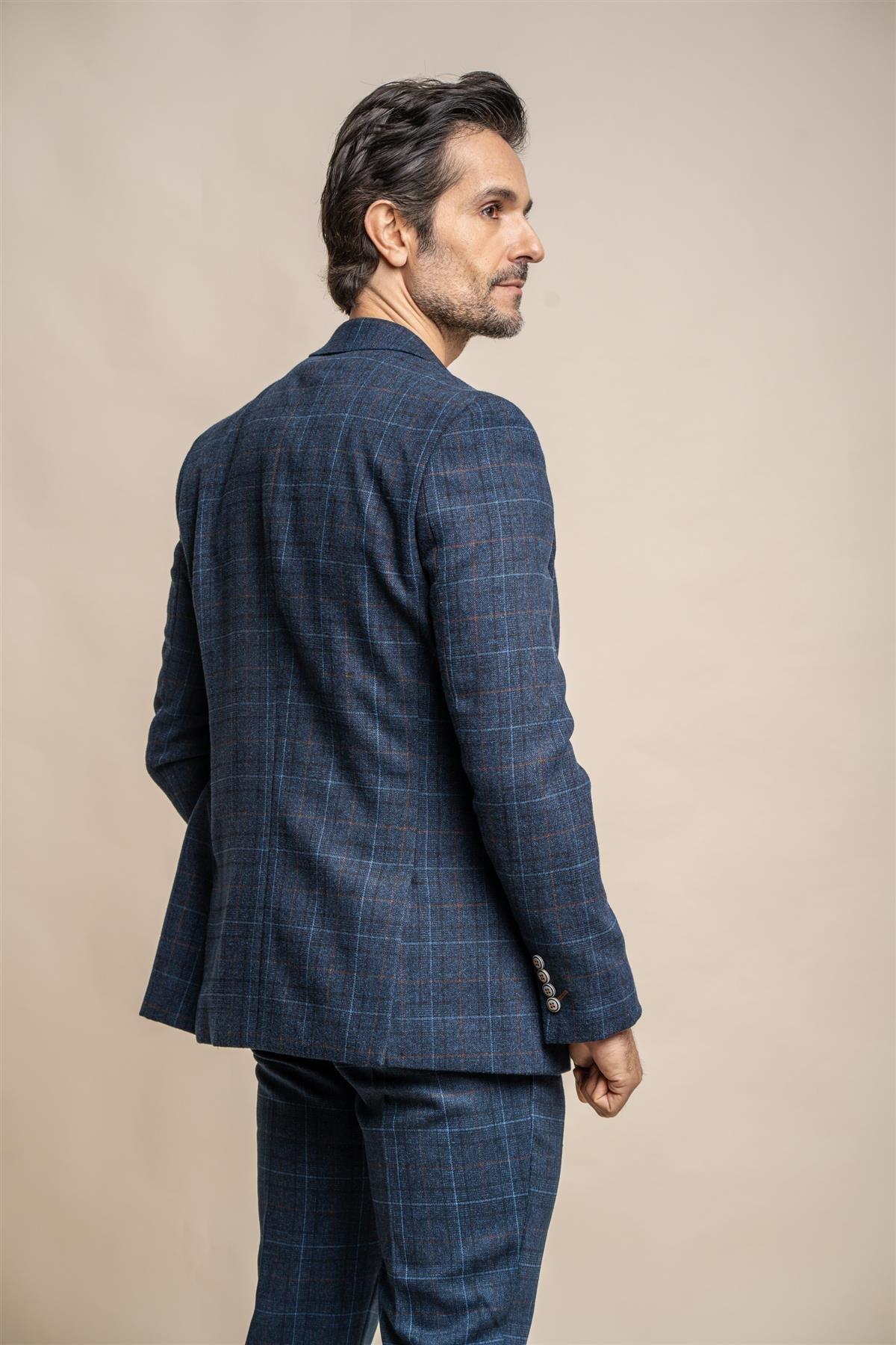 Cody Blue Three Piece Suit