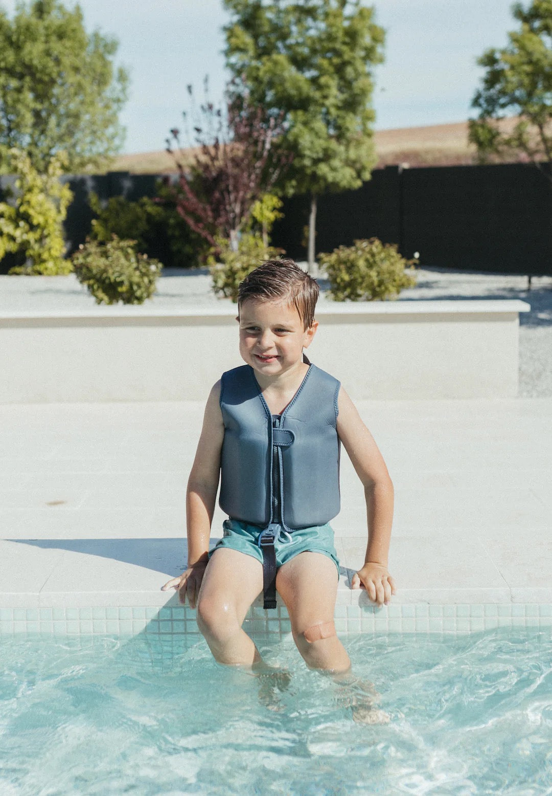 Current Tyed - Stone Blue Swim Vest