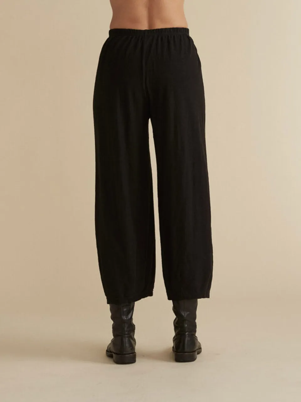 Cut Loose Linen Cotton Jersey Pants