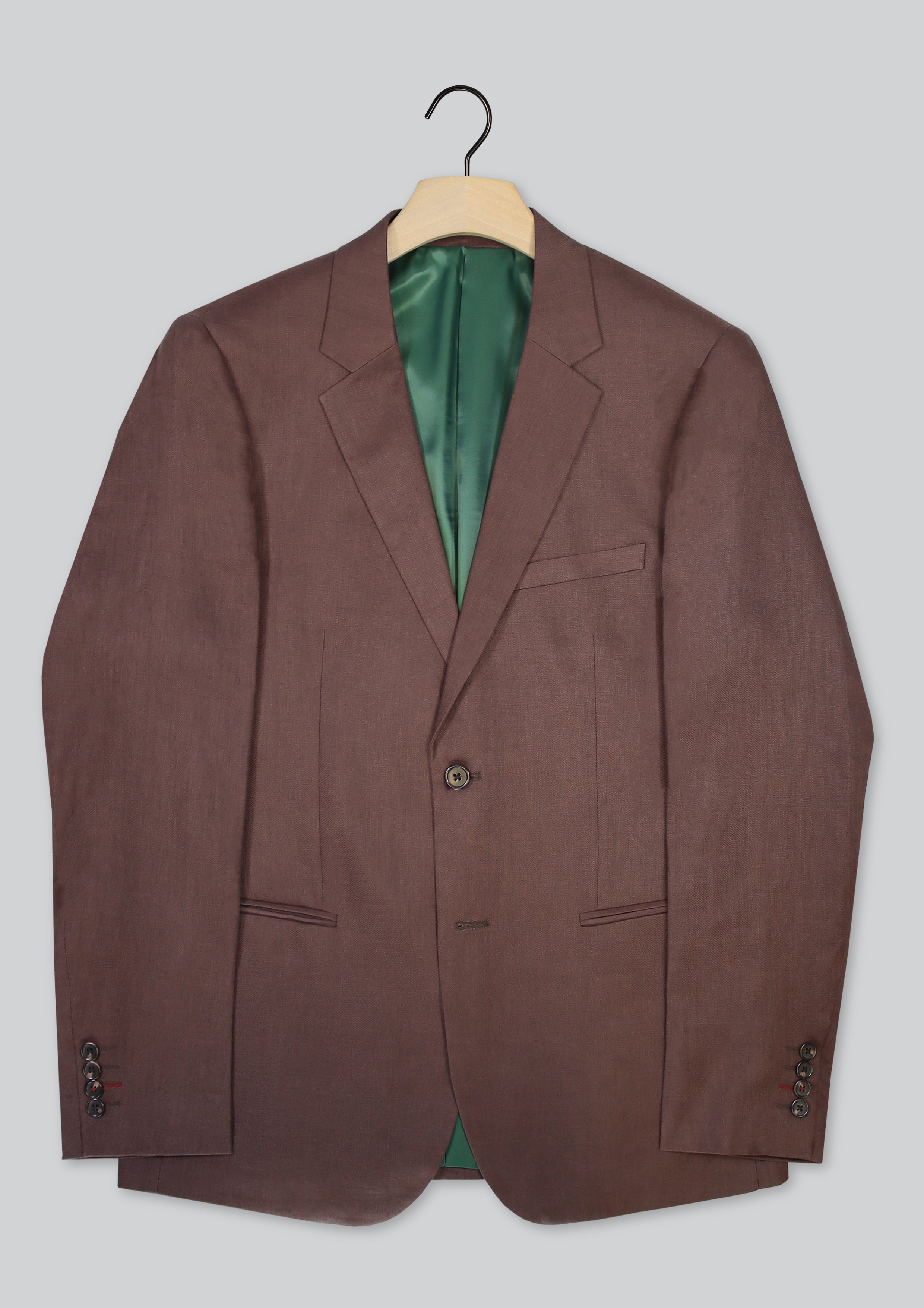 Cutler & Co - Johnson/Heaton Blazer - Chocolate or Lichen