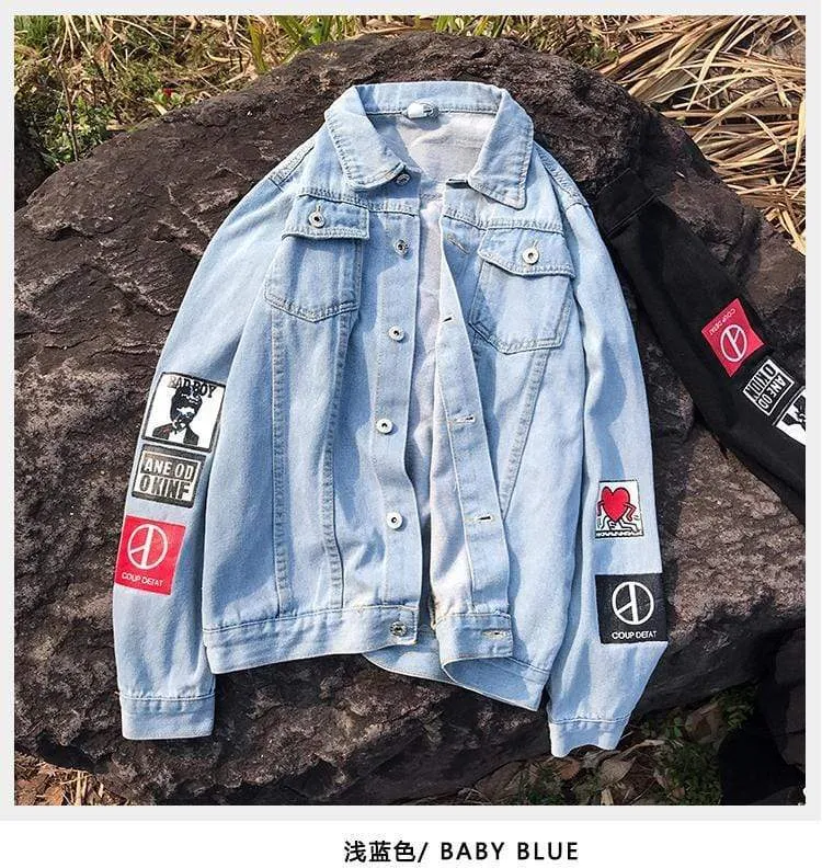 Denim Cowboy Bomber Jacket