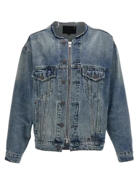 Denim Jacket Casual Jackets, Parka Light Blue