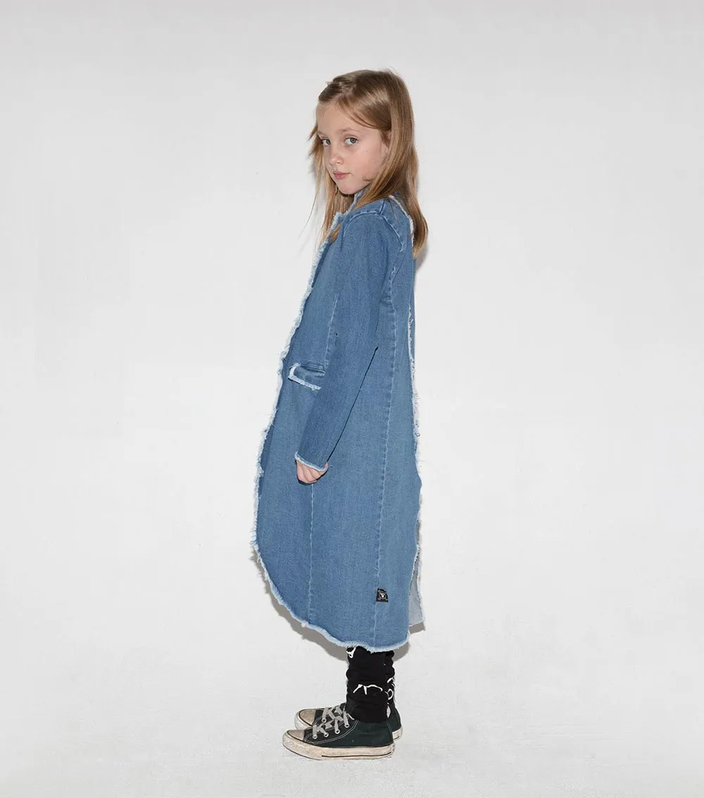 denim military coat