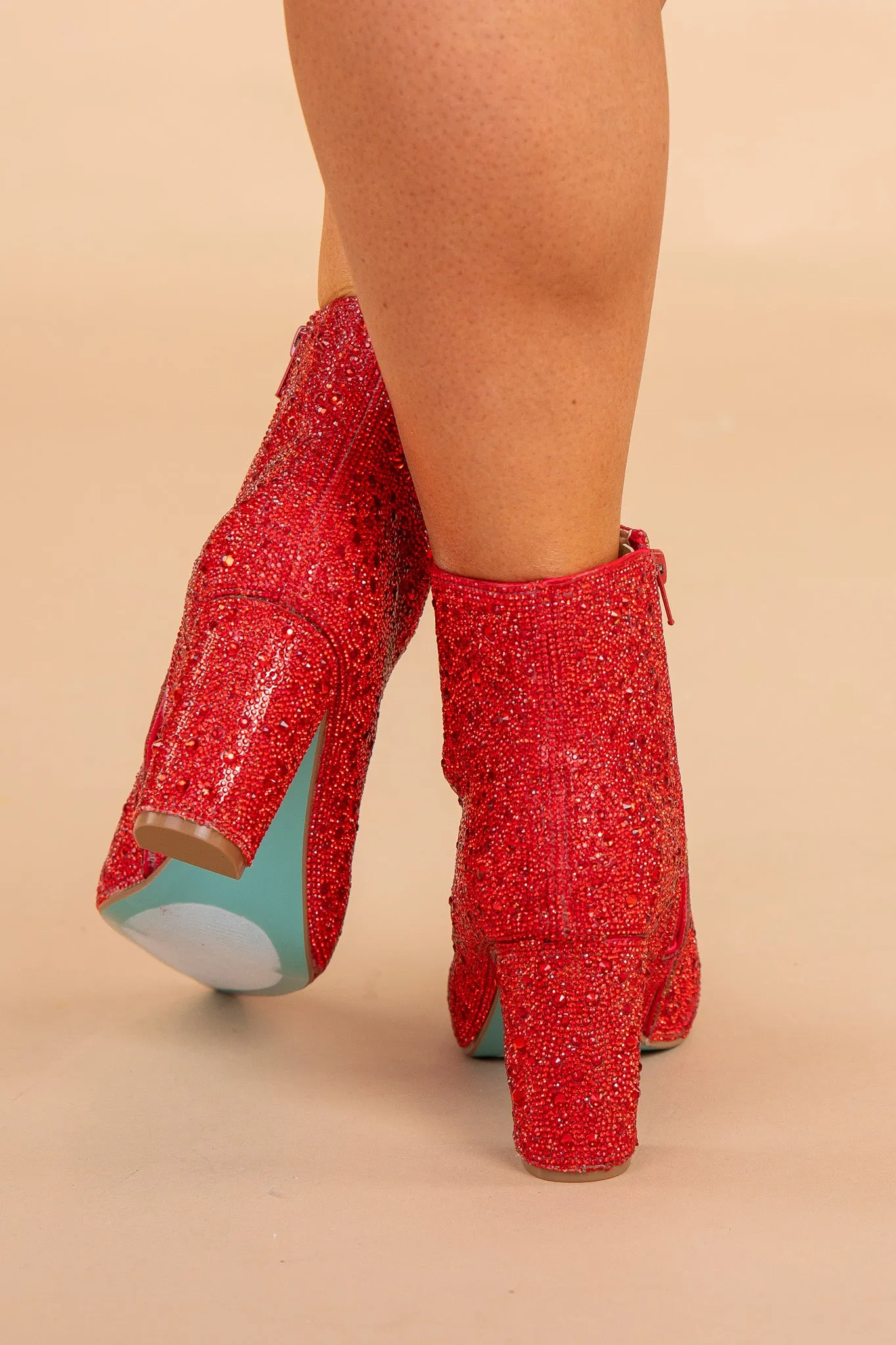 Disco Girl Boot - Red - FINAL SALE