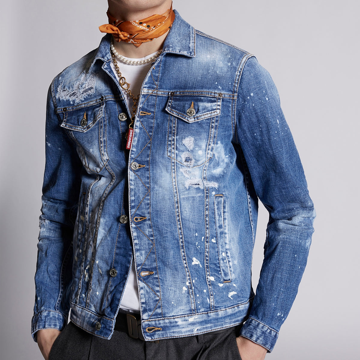 DSQUARED2 - Distress Dan Denim Jacket